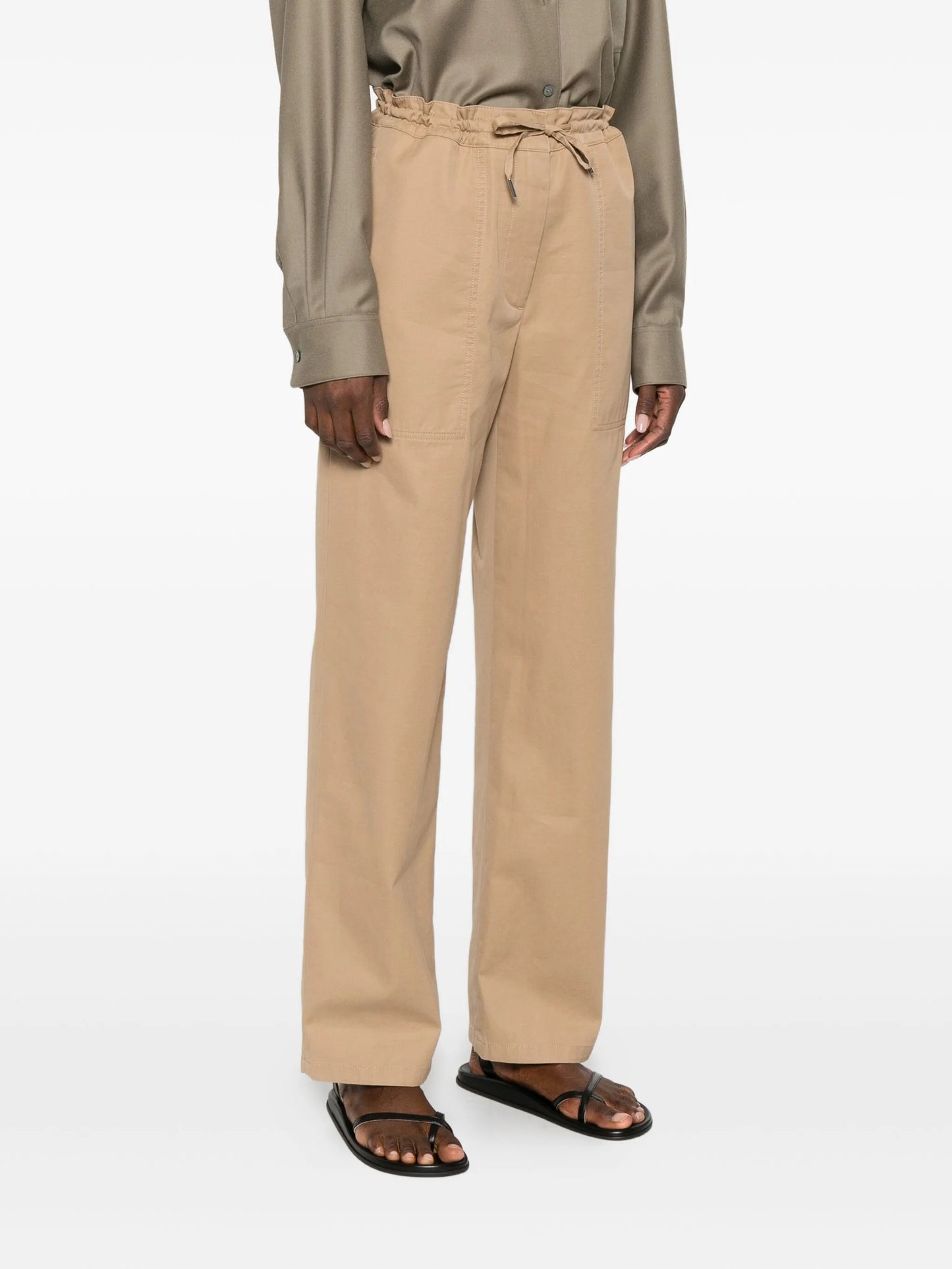 Mende drawstring-waist trousers