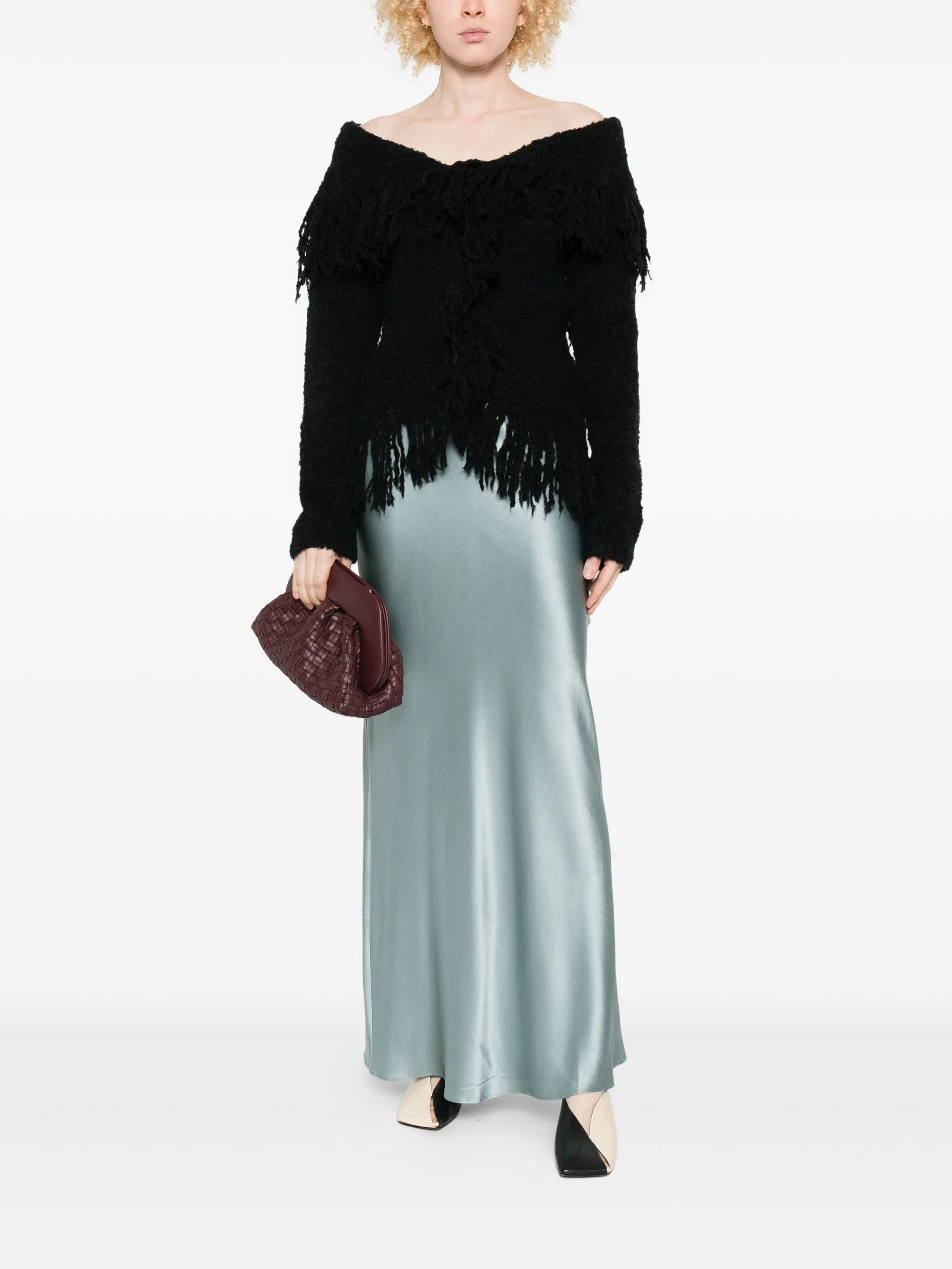 Michelle fringe-trimmed cardigan
