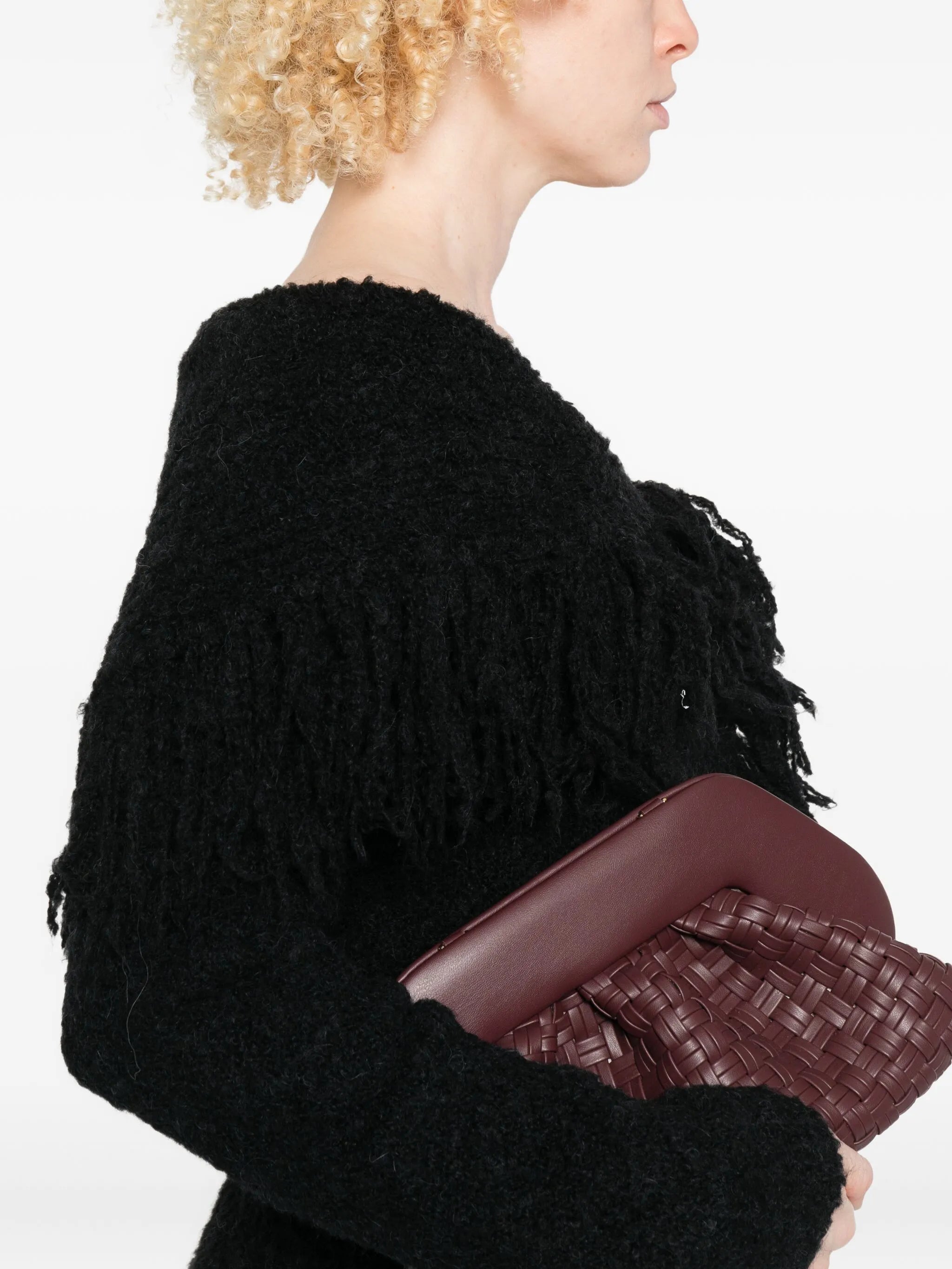 Michelle fringe-trimmed cardigan