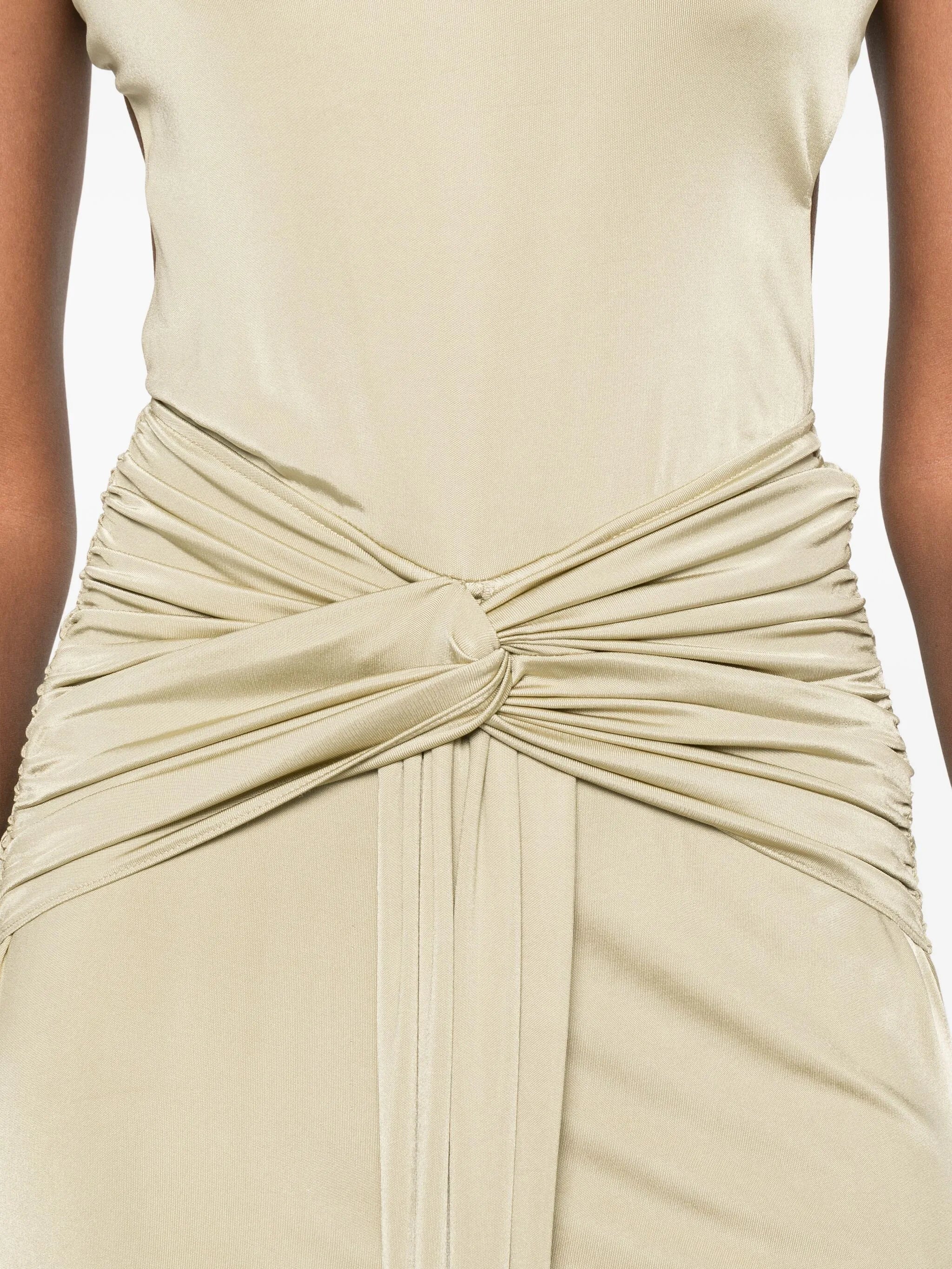 Euphorie gathered-detail gown