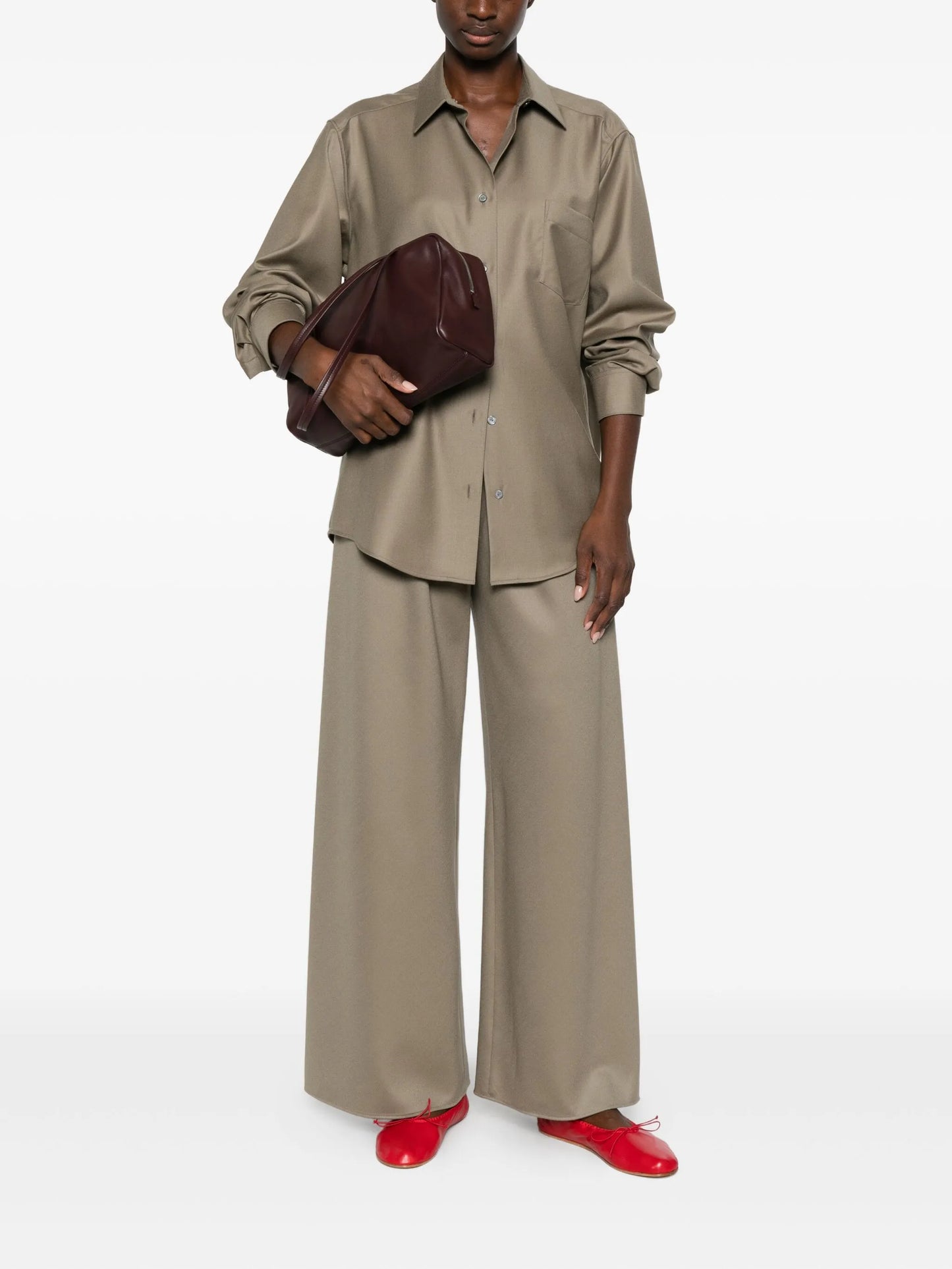 Gala elasticated-waist trousers