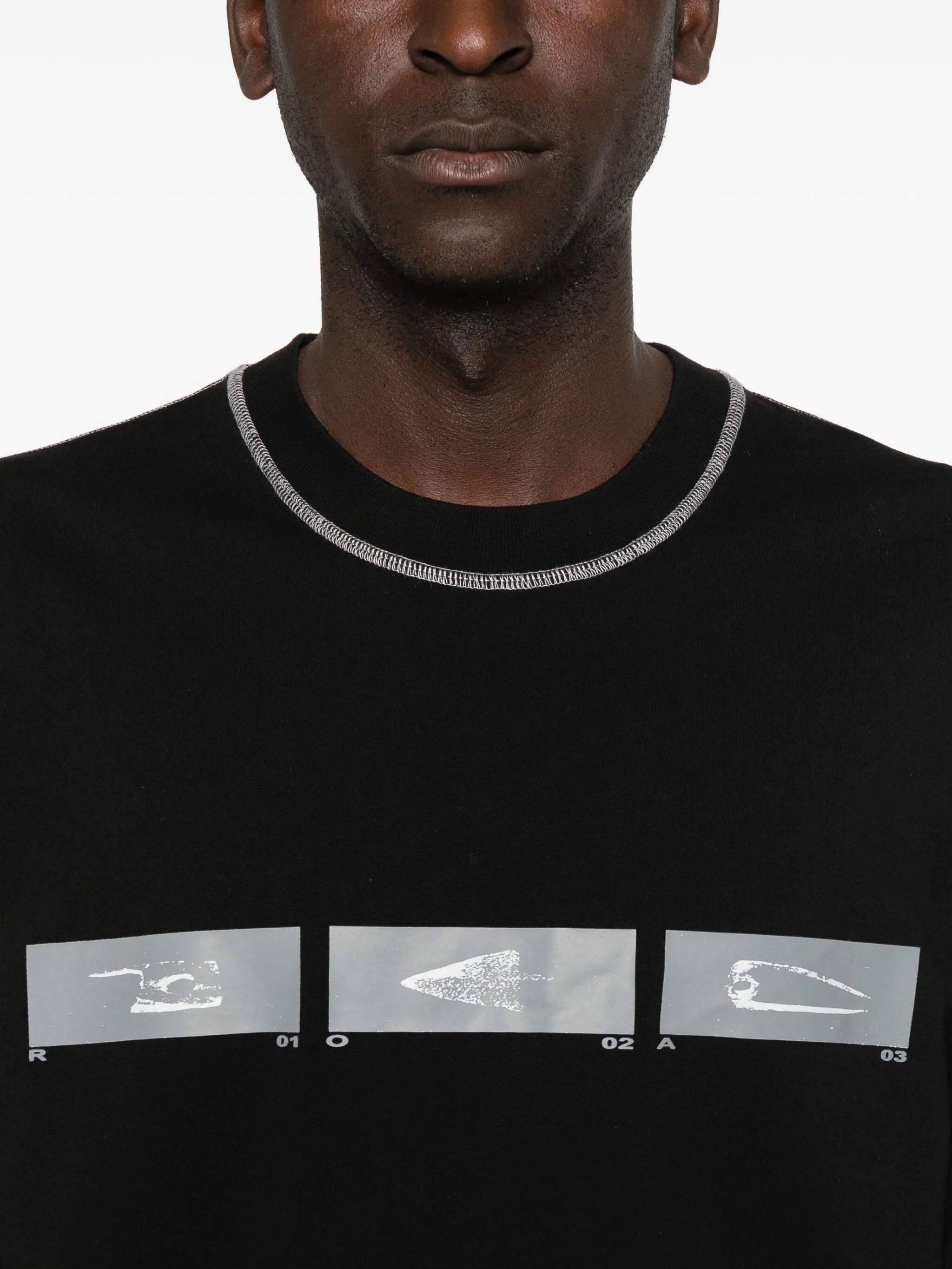 graphic-print long-sleeve T-shirt