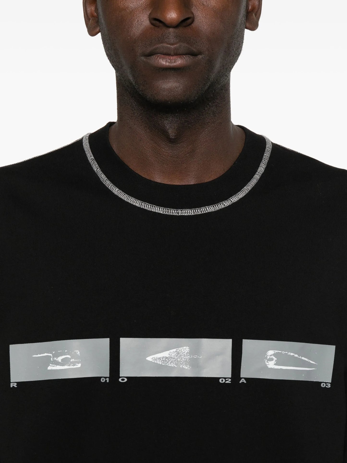 graphic-print long-sleeve T-shirt