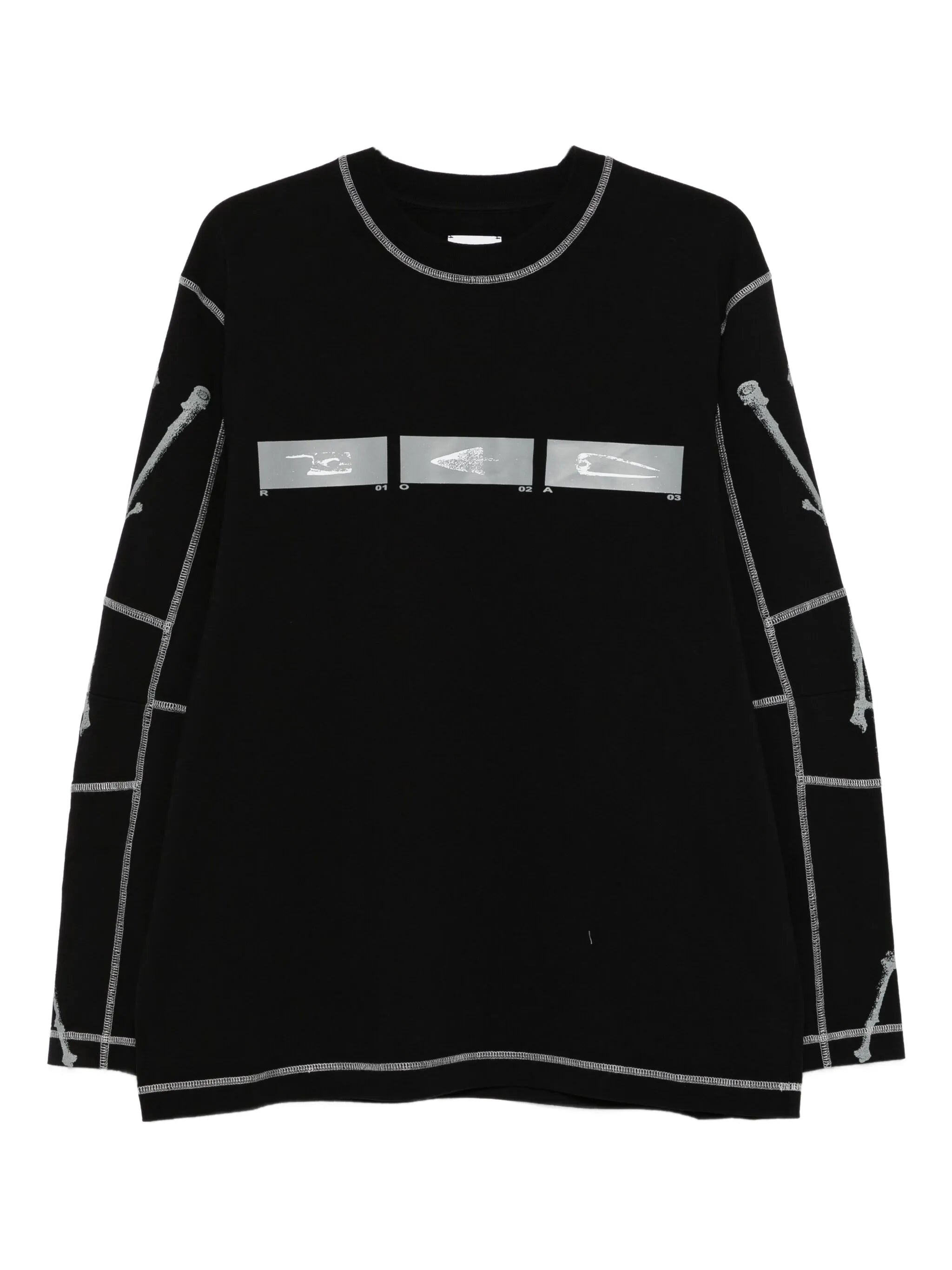 graphic-print long-sleeve T-shirt