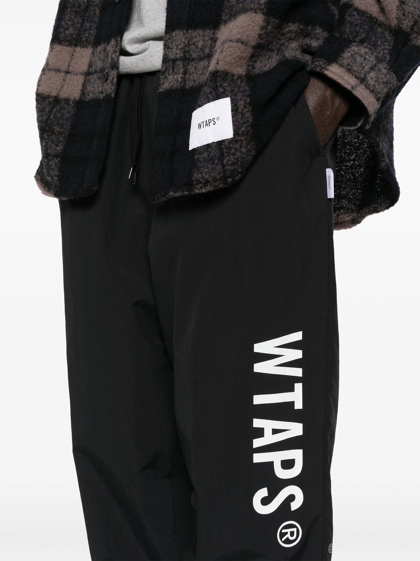 logo-print track trousers
