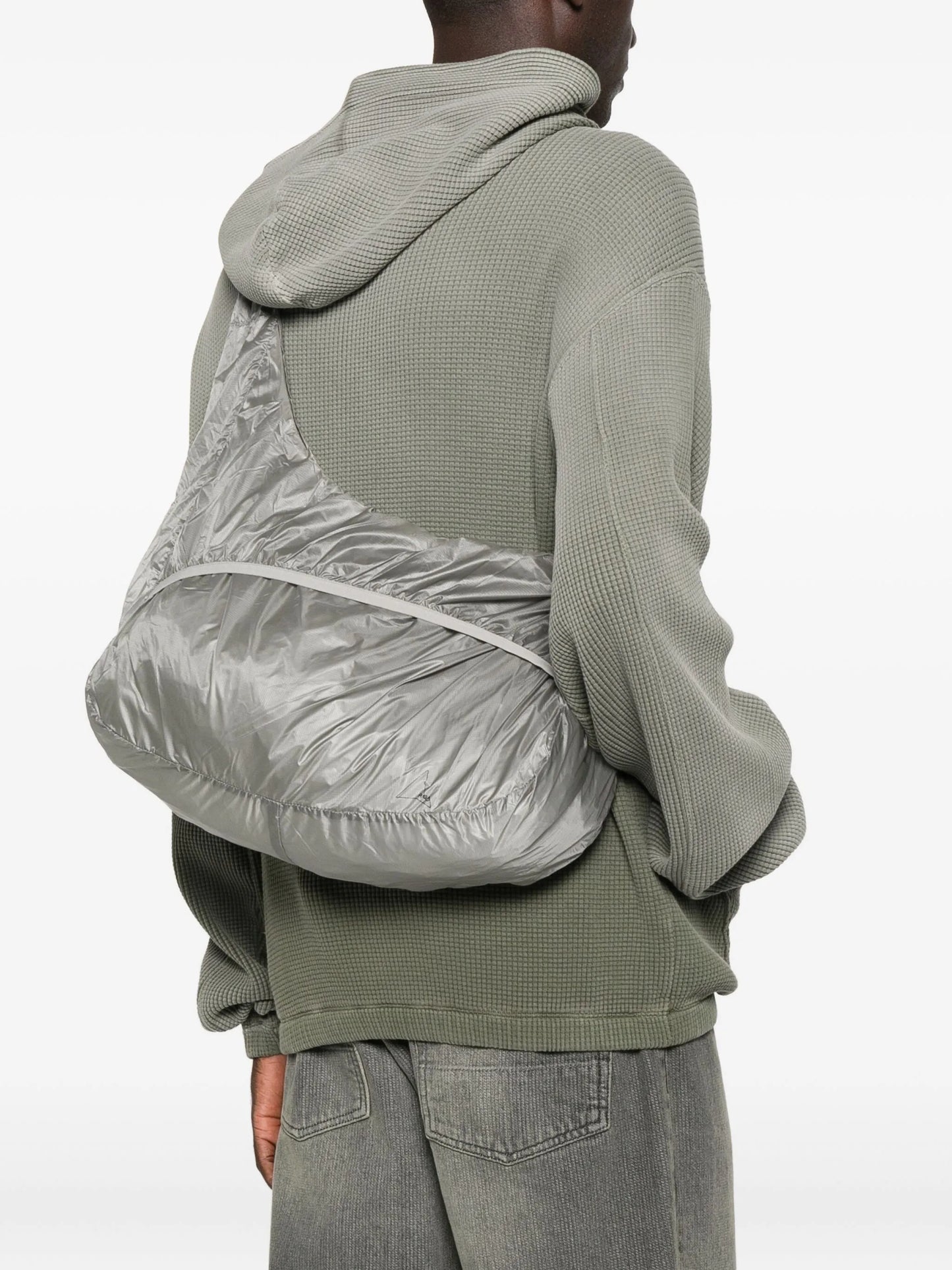 packable knot messenger bag
