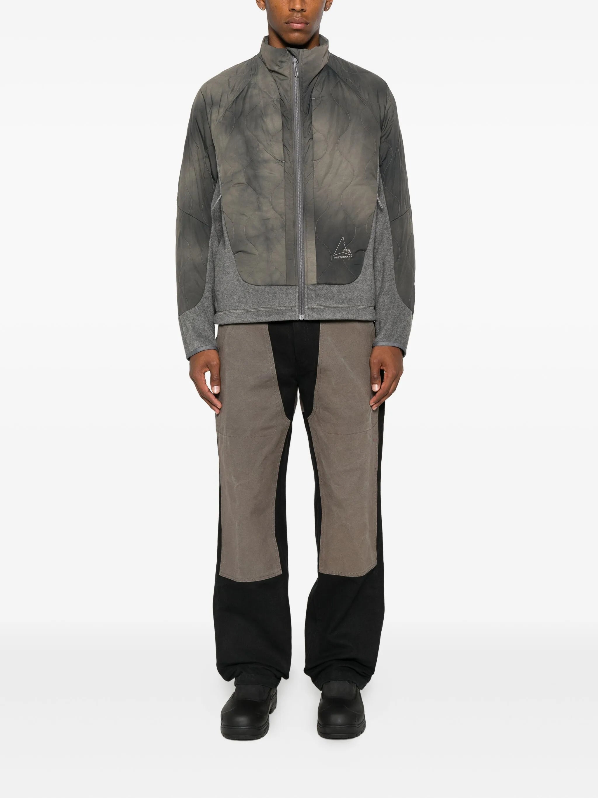 x And Wander quilted fleece jacket