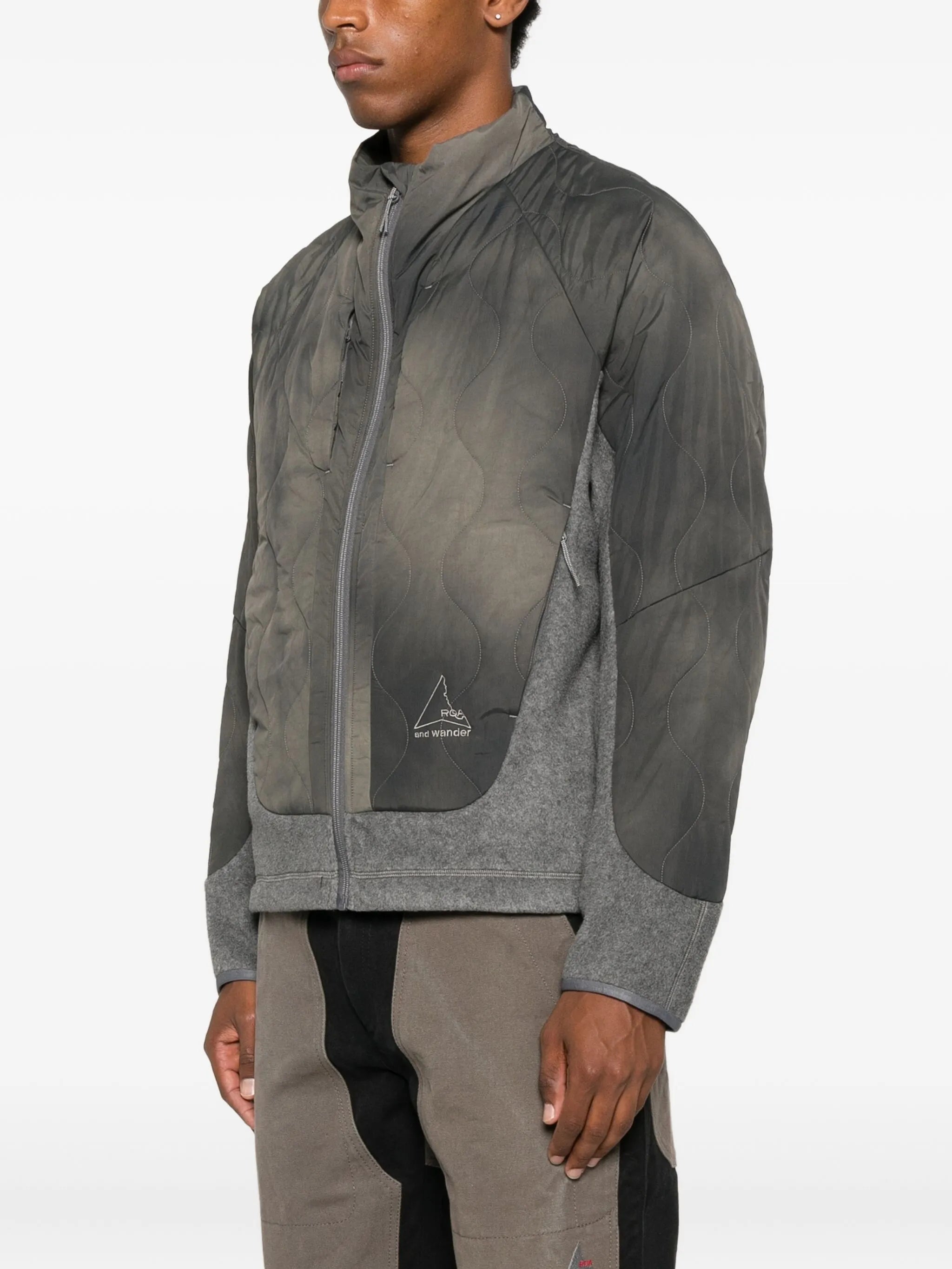 x And Wander quilted fleece jacket