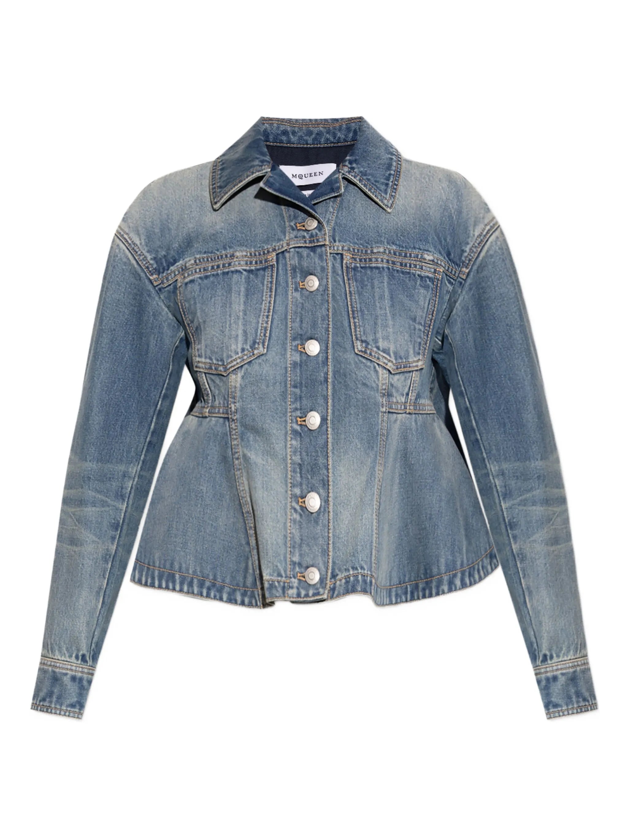 button-up denim jacket