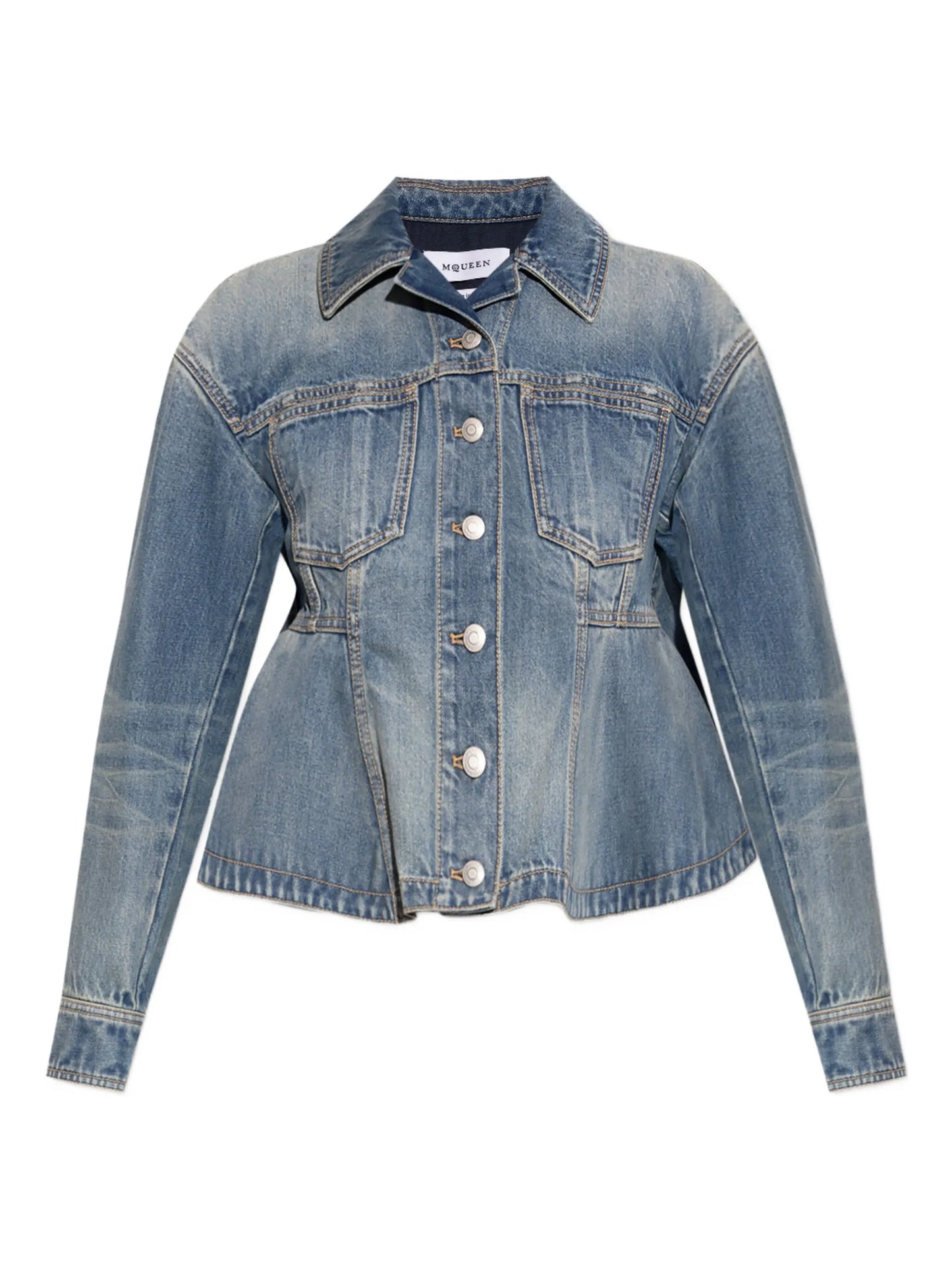button-up denim jacket
