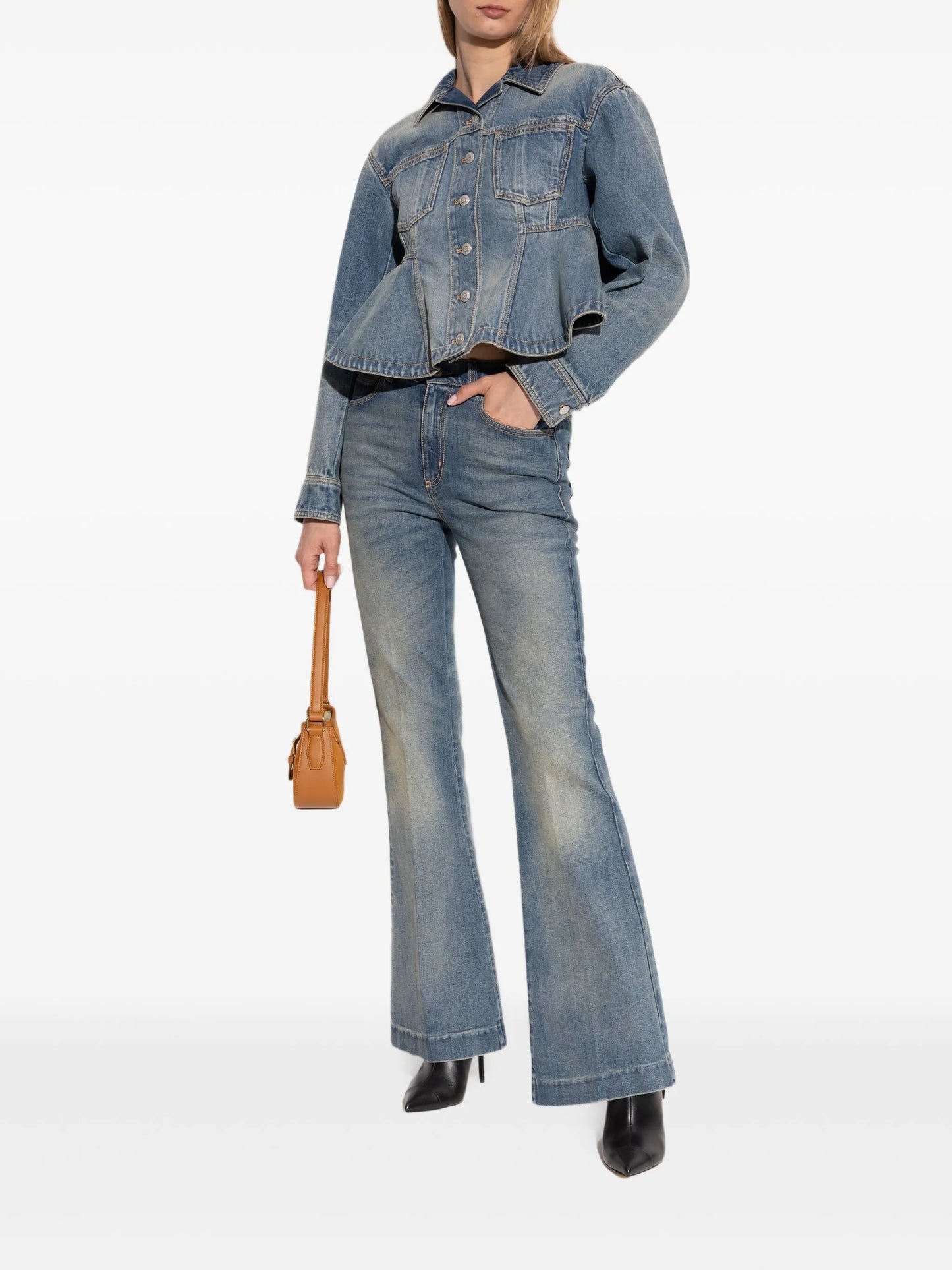 button-up denim jacket