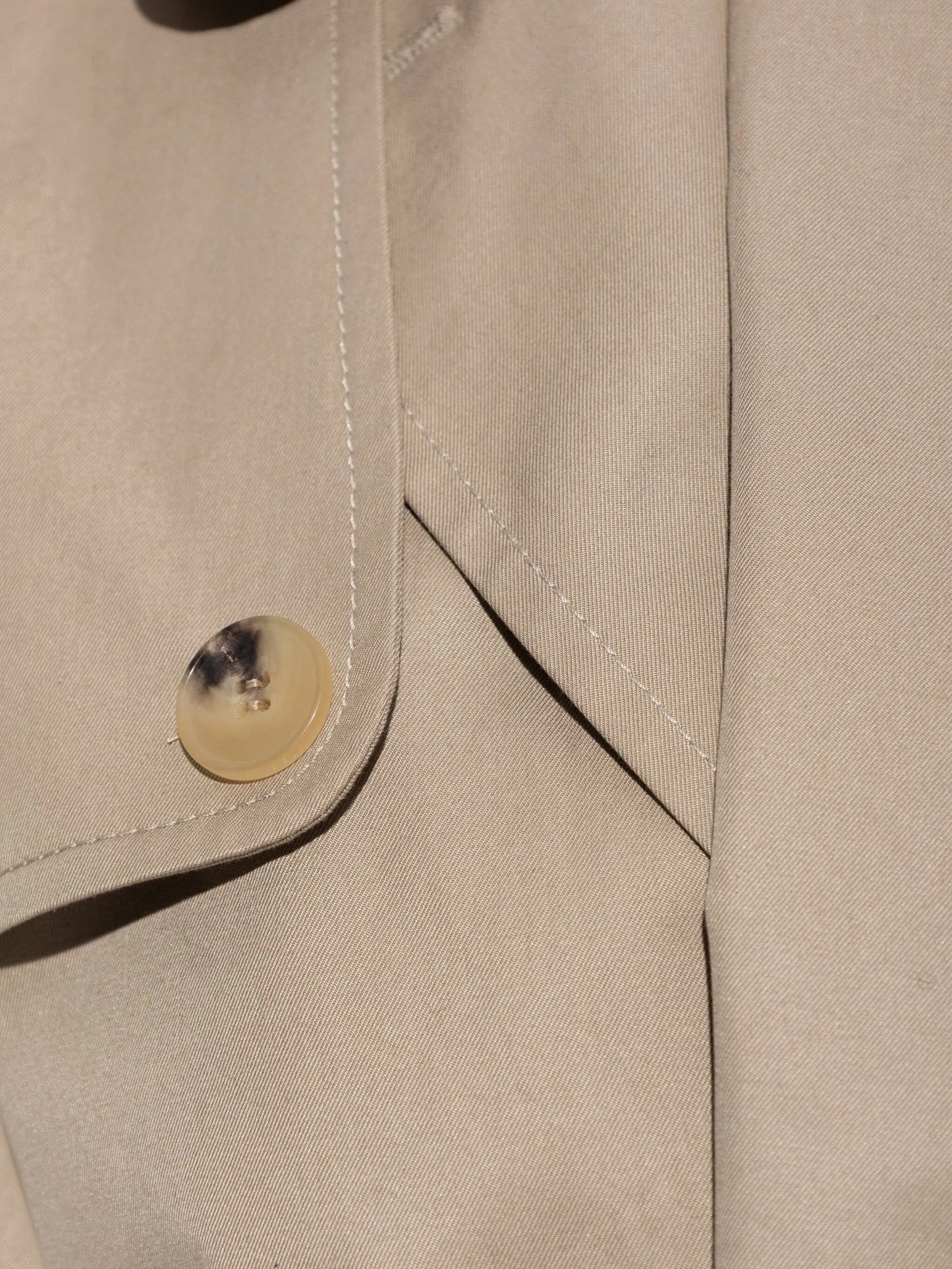 double-breasted trench coat