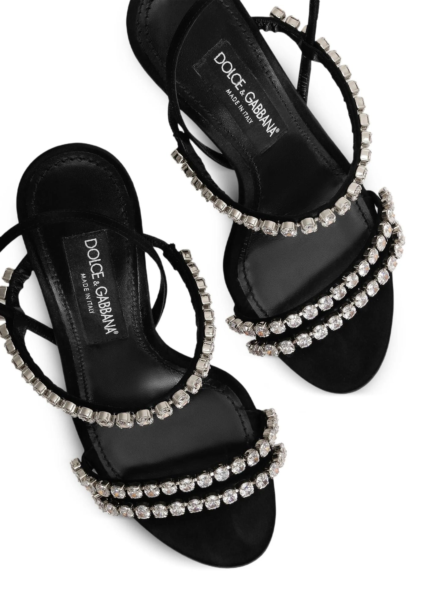 crystal-embellished sandals