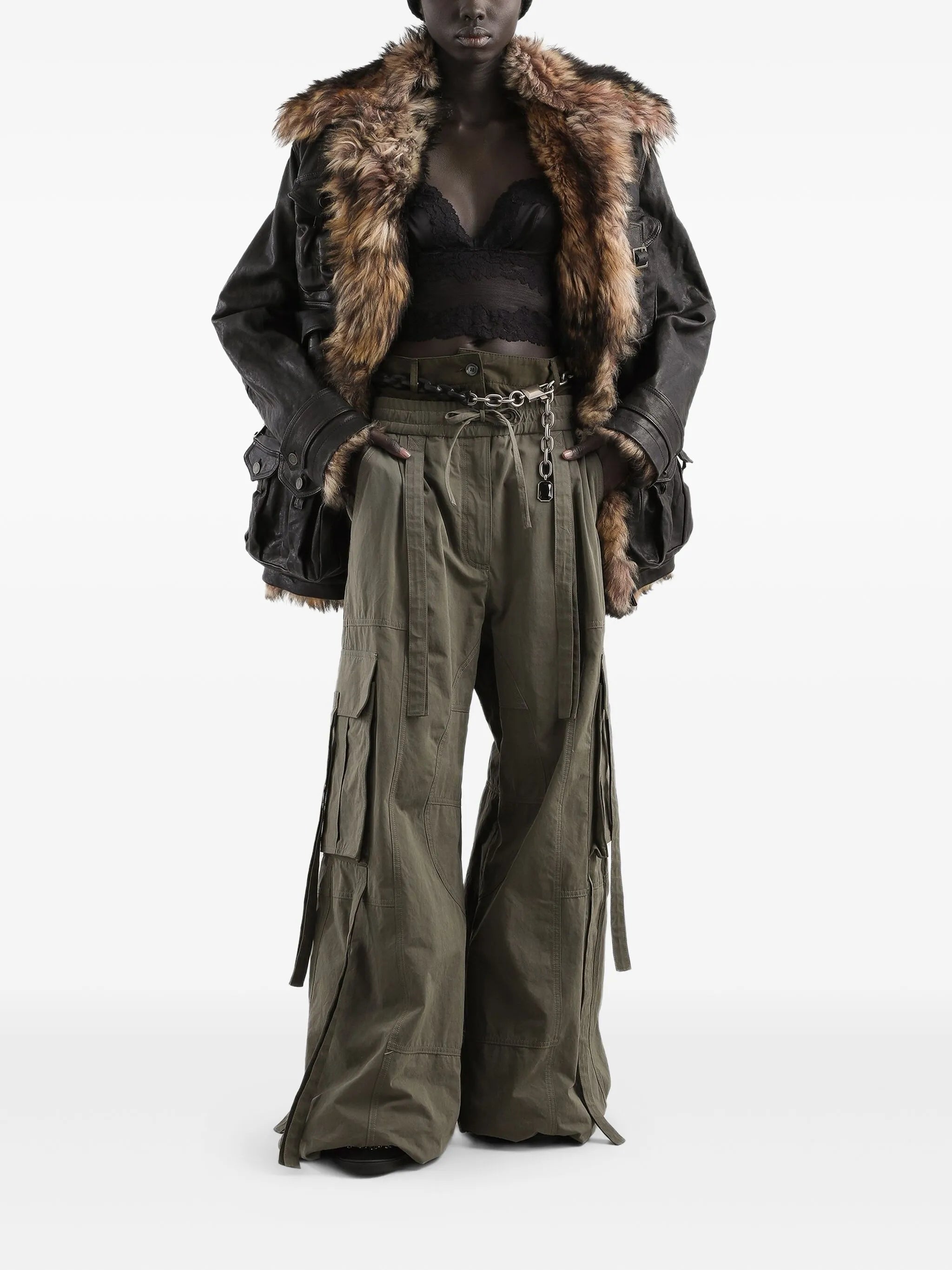 drawstring cargo pants