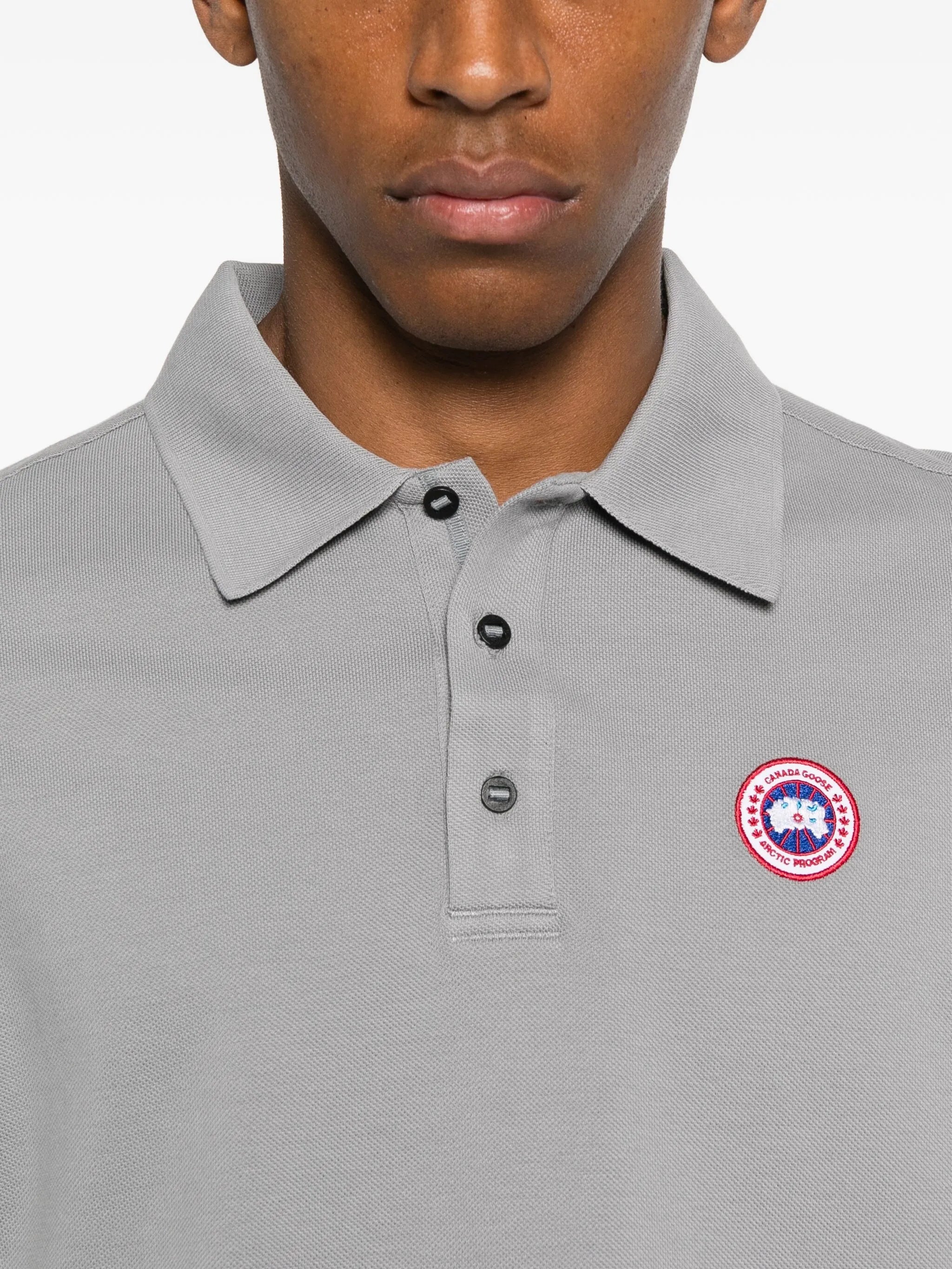 Beckley logo-patch polo shirt