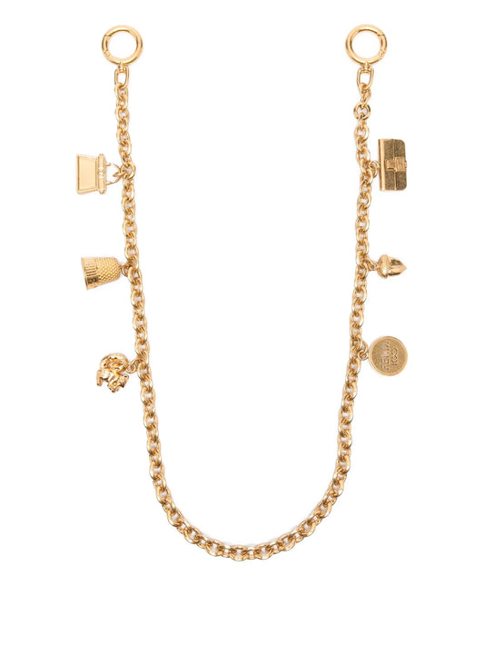 metal charm chain bag accessorie