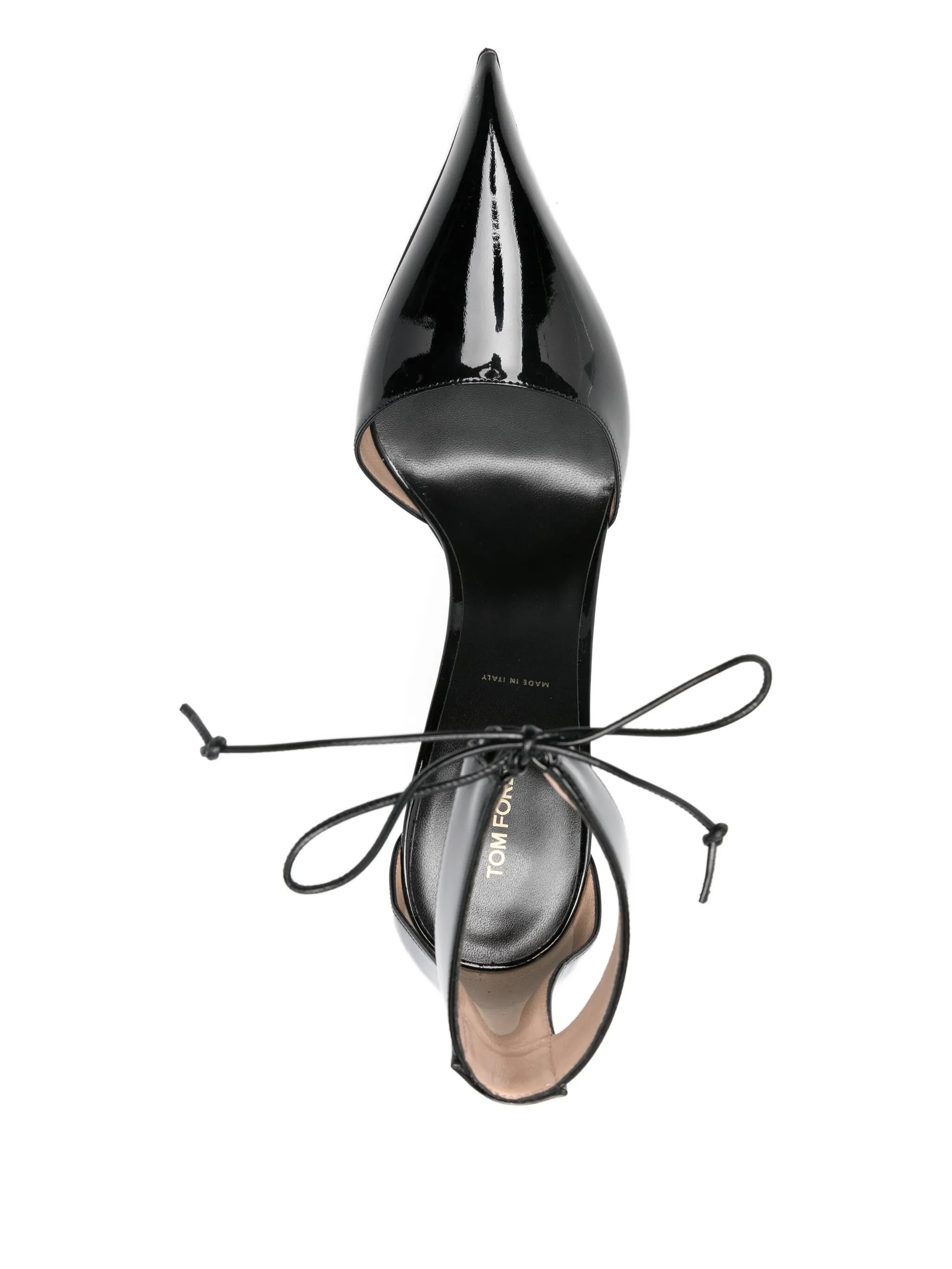 105mm patent leather pumps