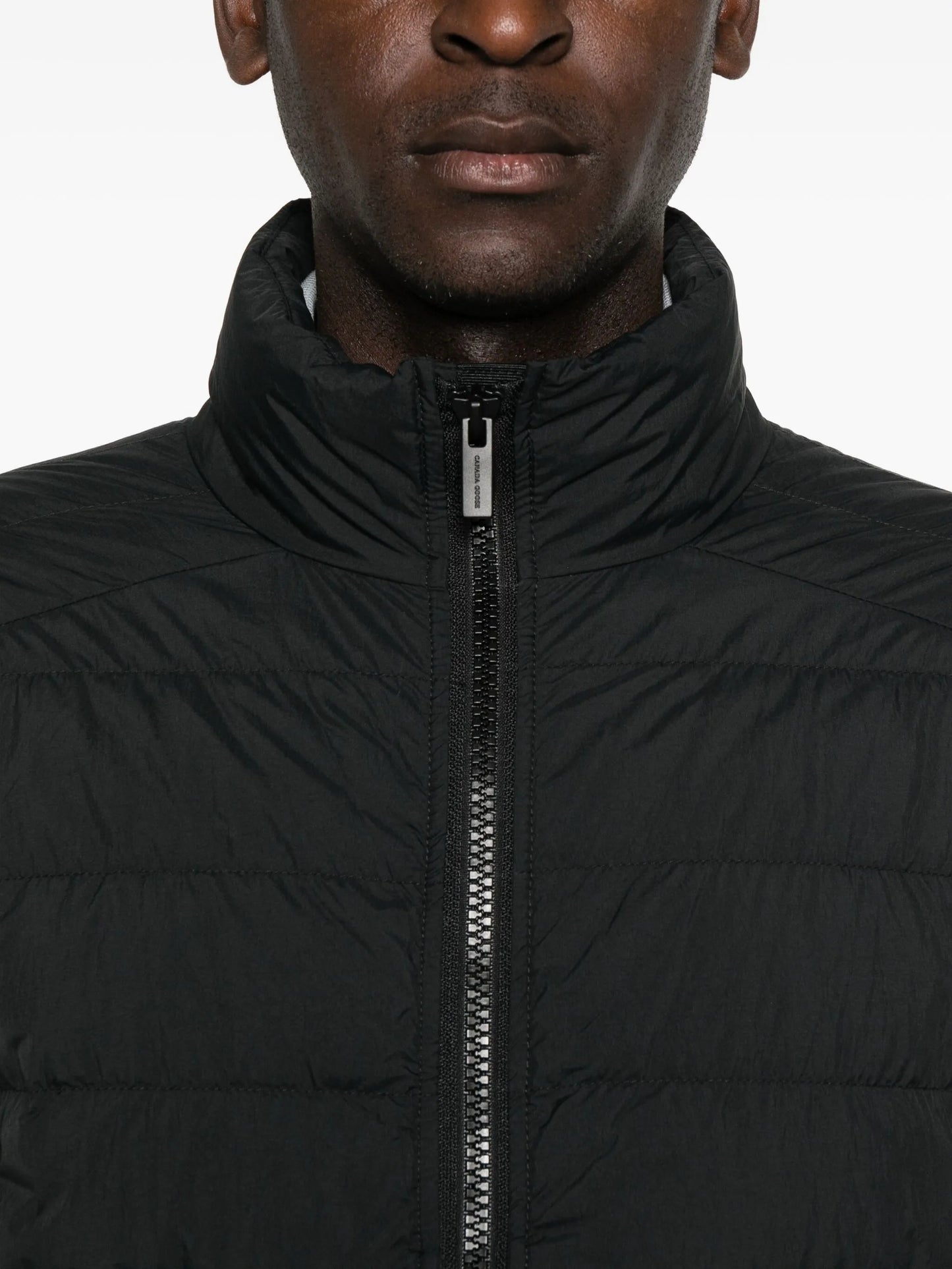 Crofton quilted zip-front jacket
