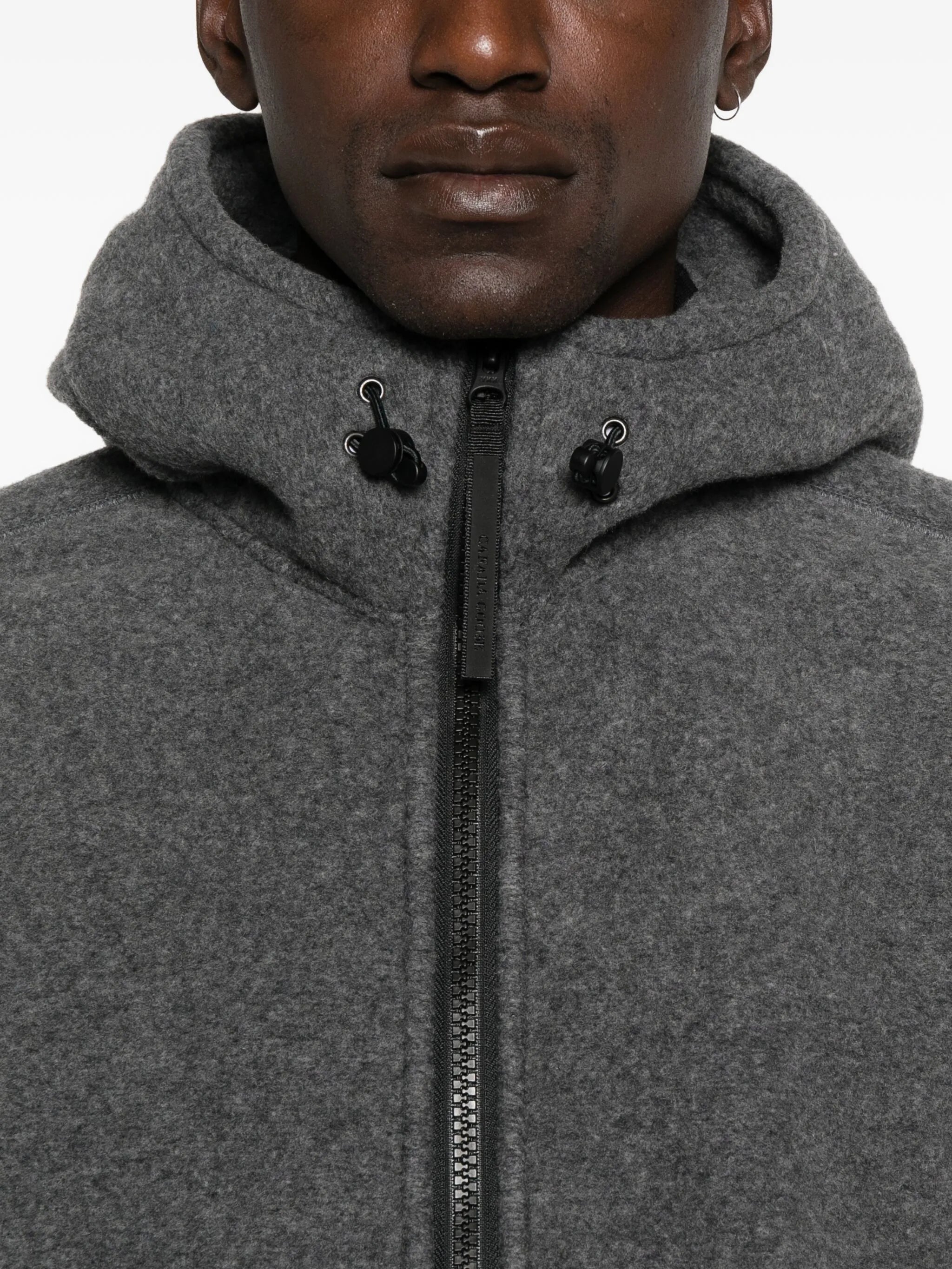 hooded bomber jacket