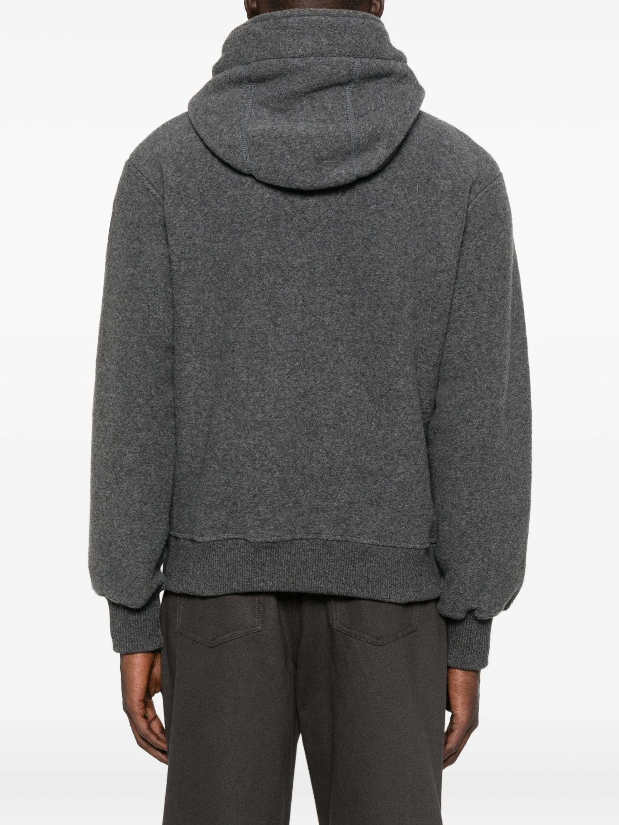 hooded bomber jacket