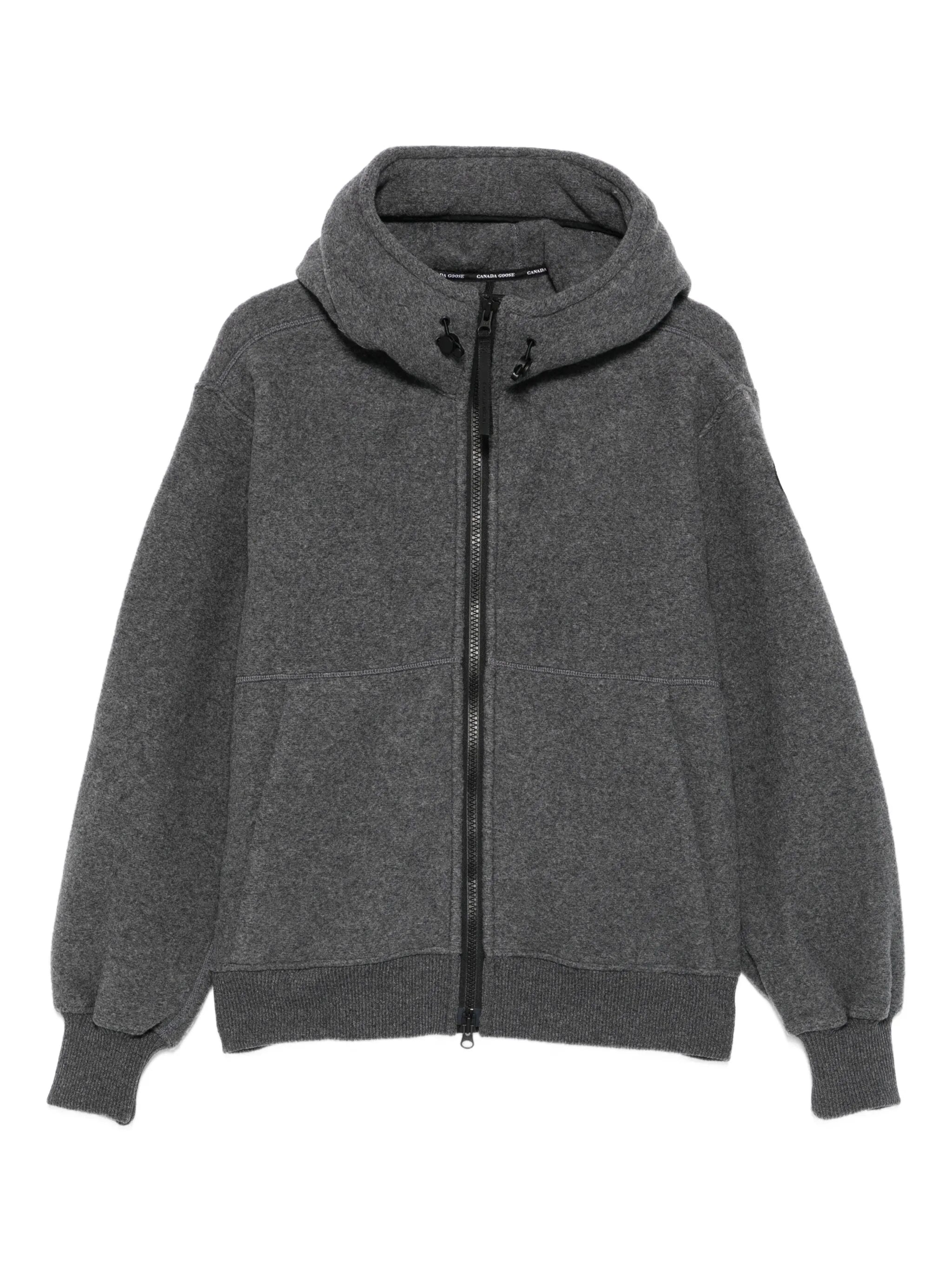 hooded bomber jacket