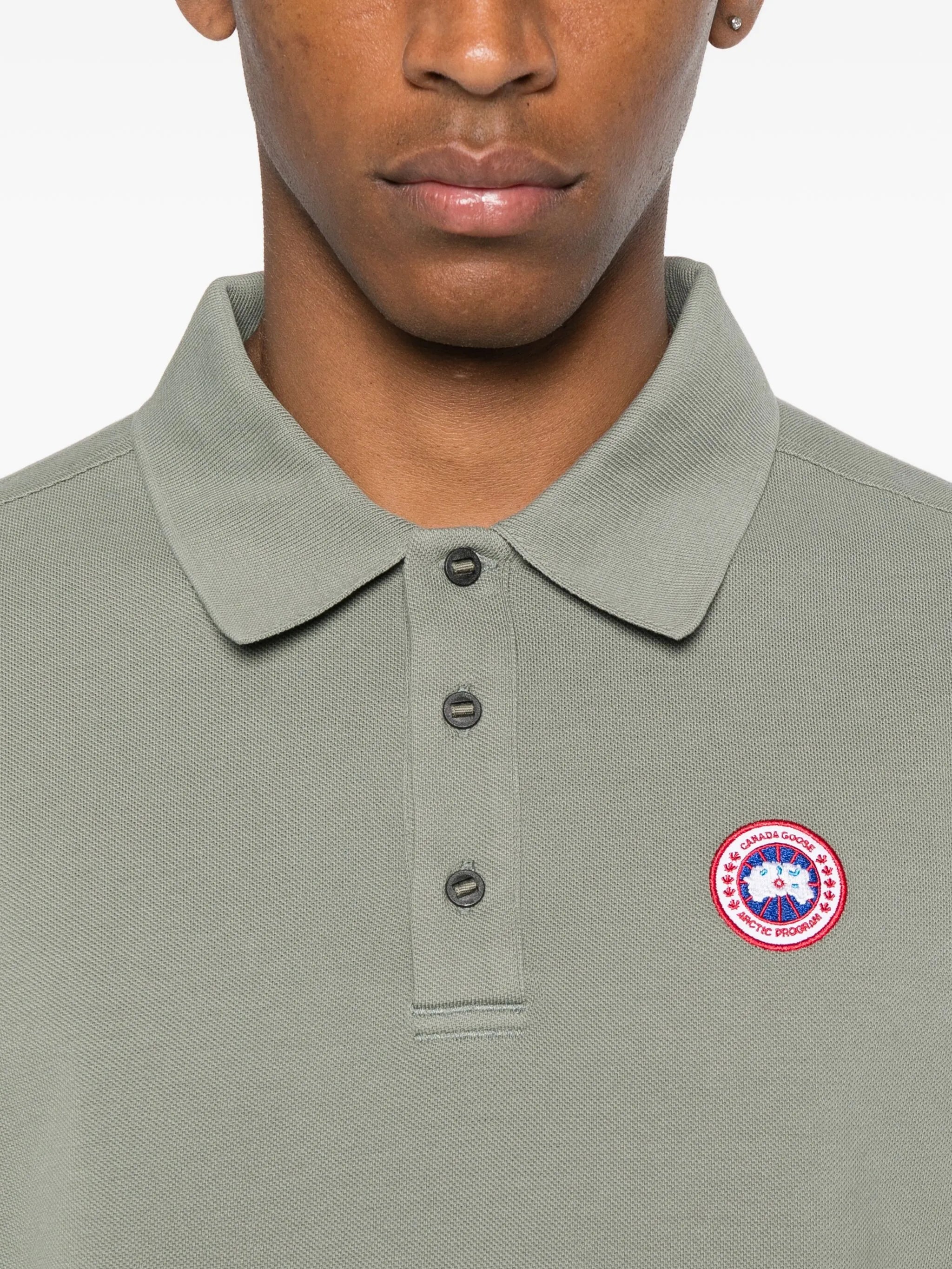 Beckley logo-patch polo shirt
