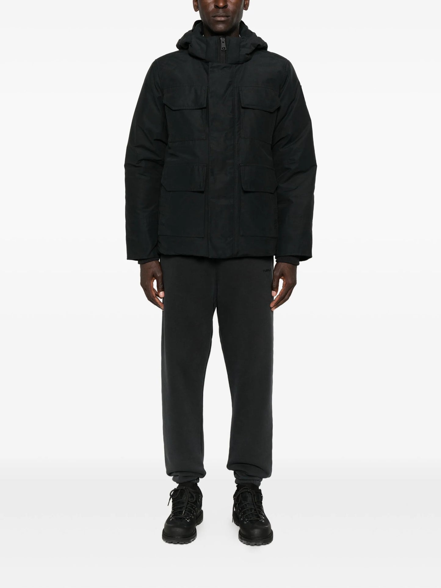 Maitland hooded parka coat
