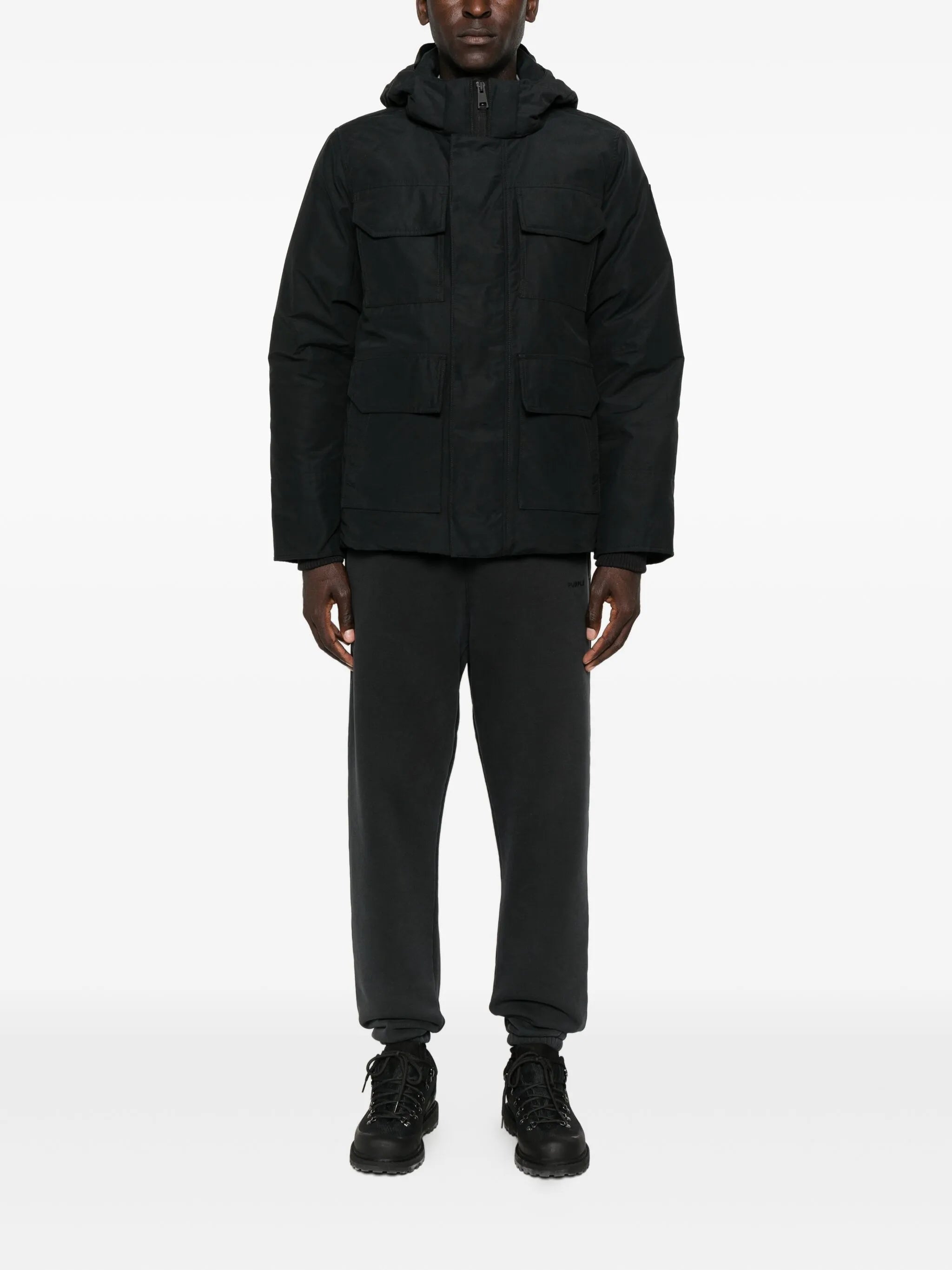 Maitland hooded parka coat