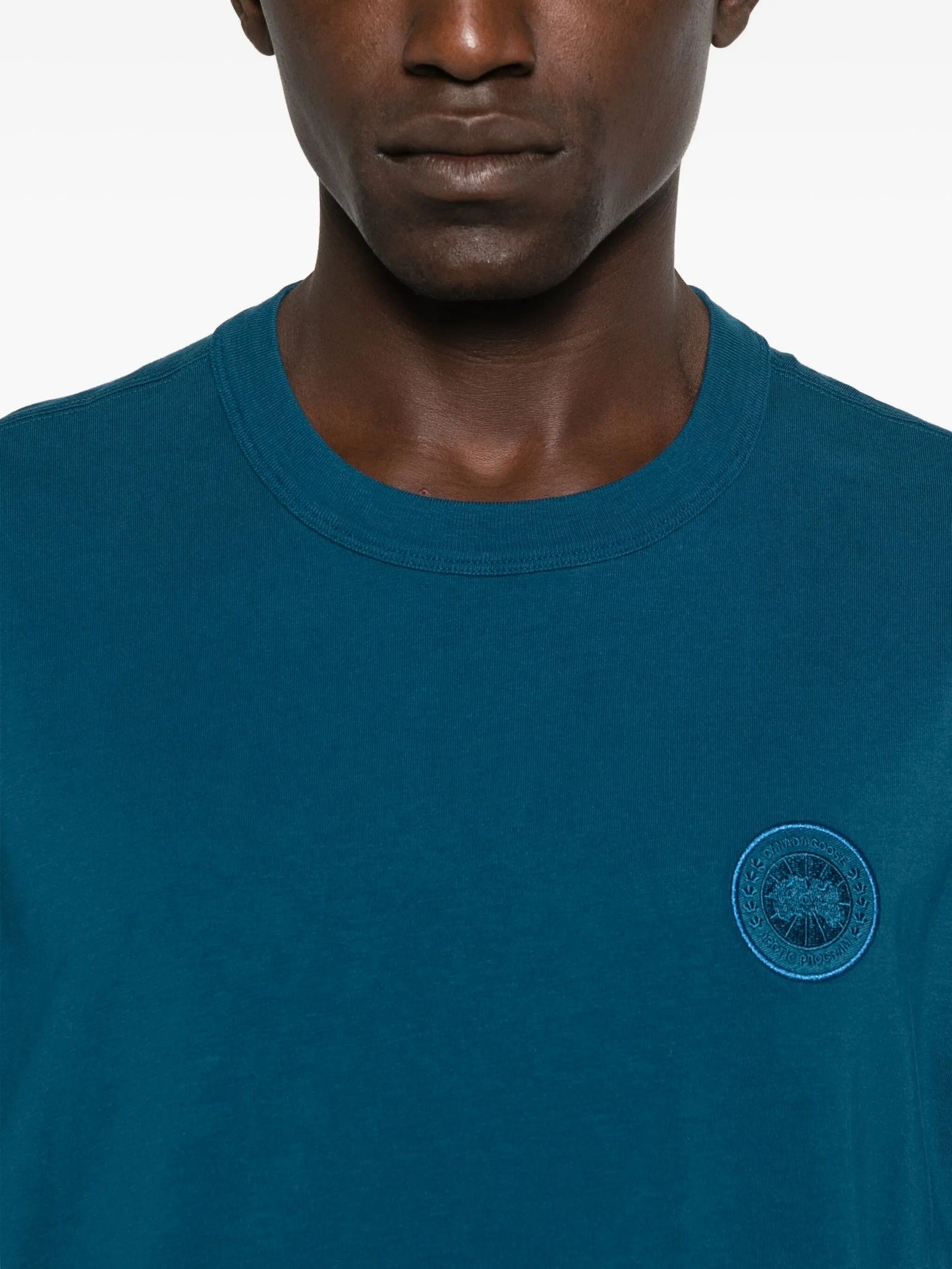 Gladstone disc-embroidered T-shirt