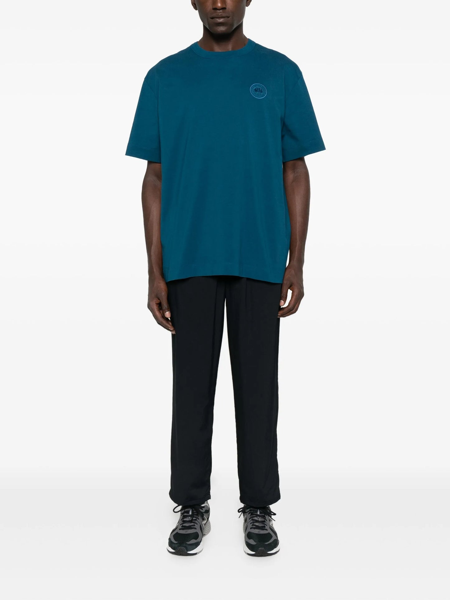 Gladstone disc-embroidered T-shirt