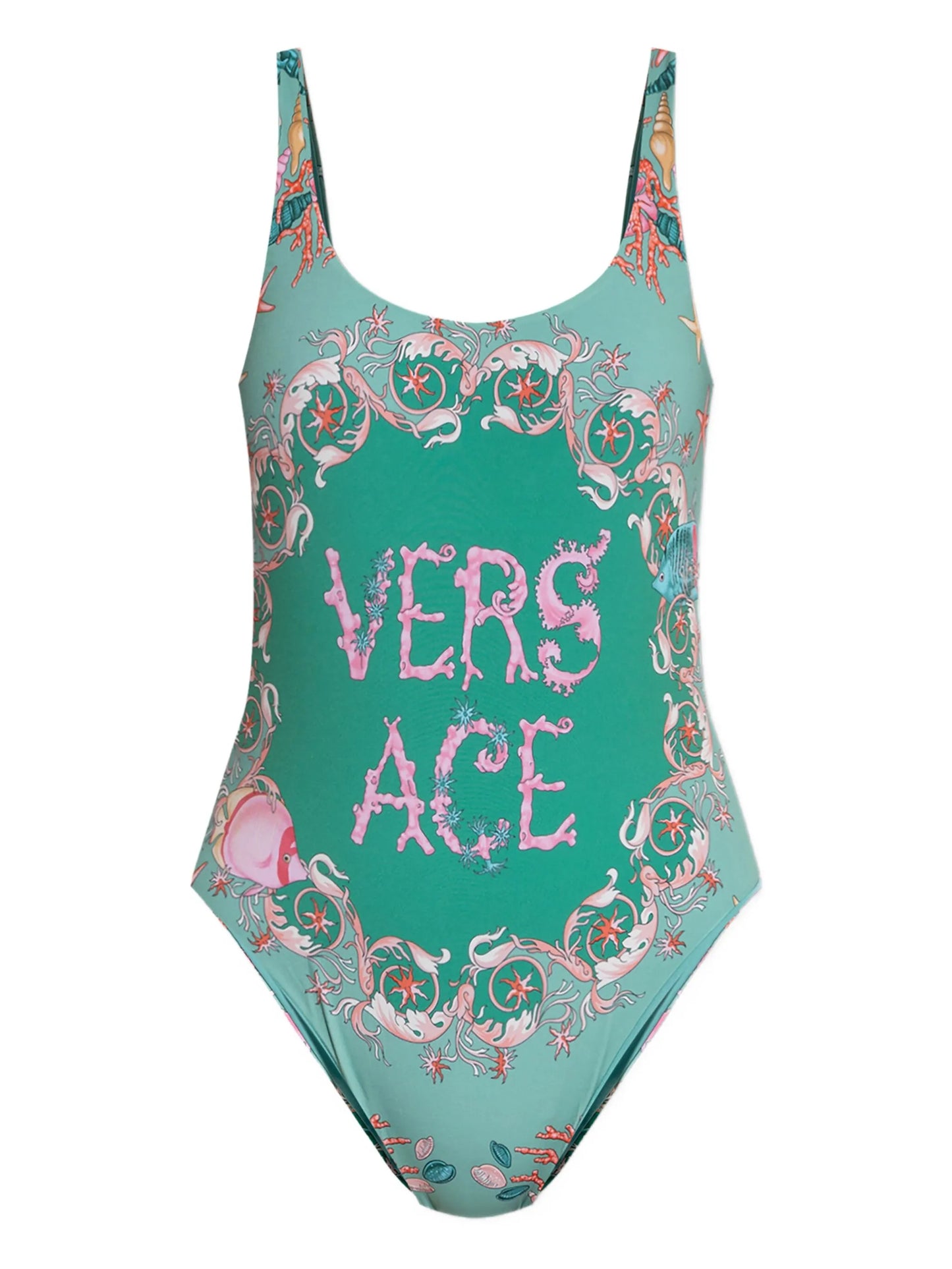 logo-print swimsuit