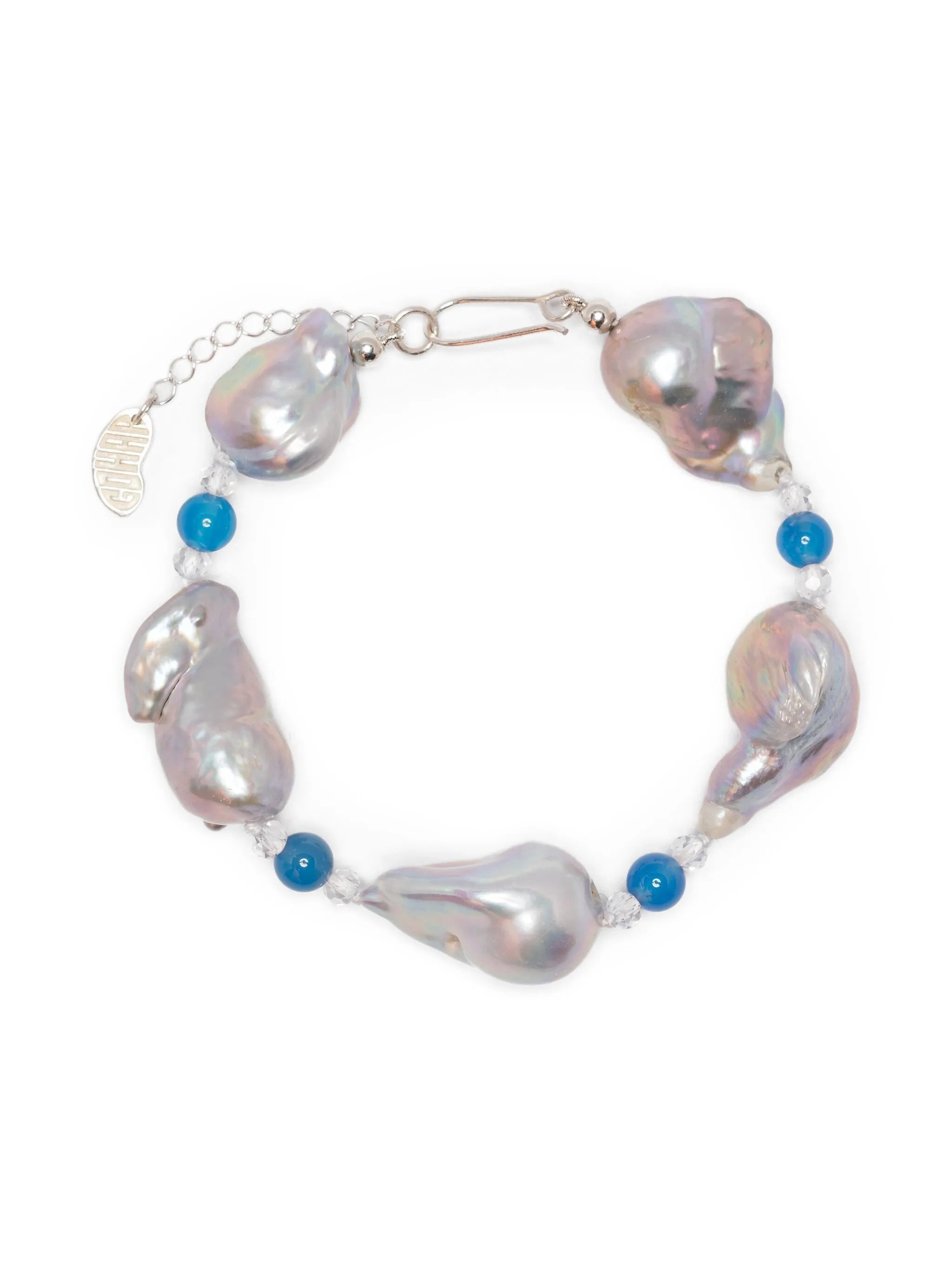 sterling silver Host pearl bracelet