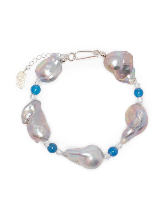 sterling silver Host pearl bracelet