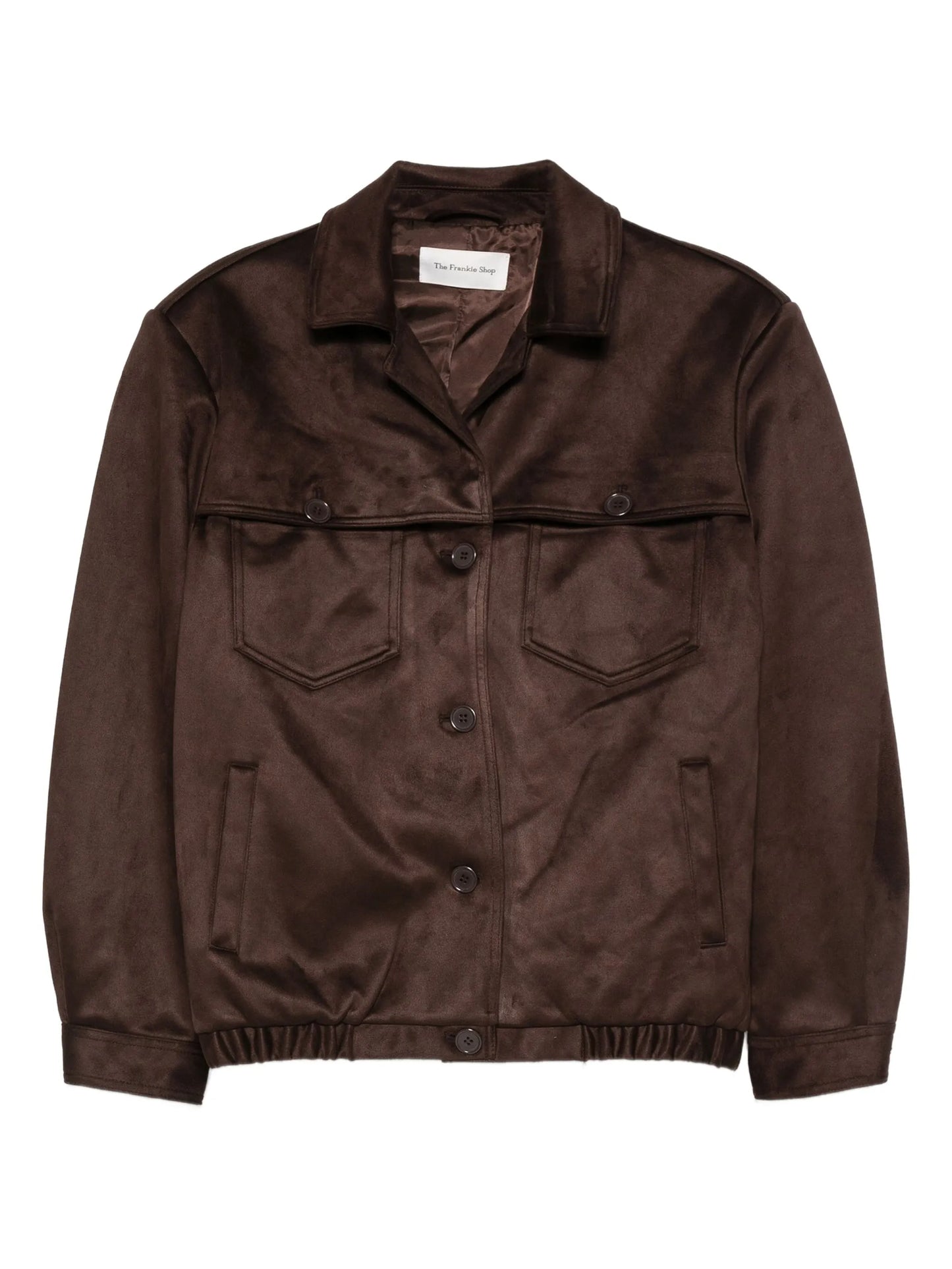 Hester faux suede button jacket