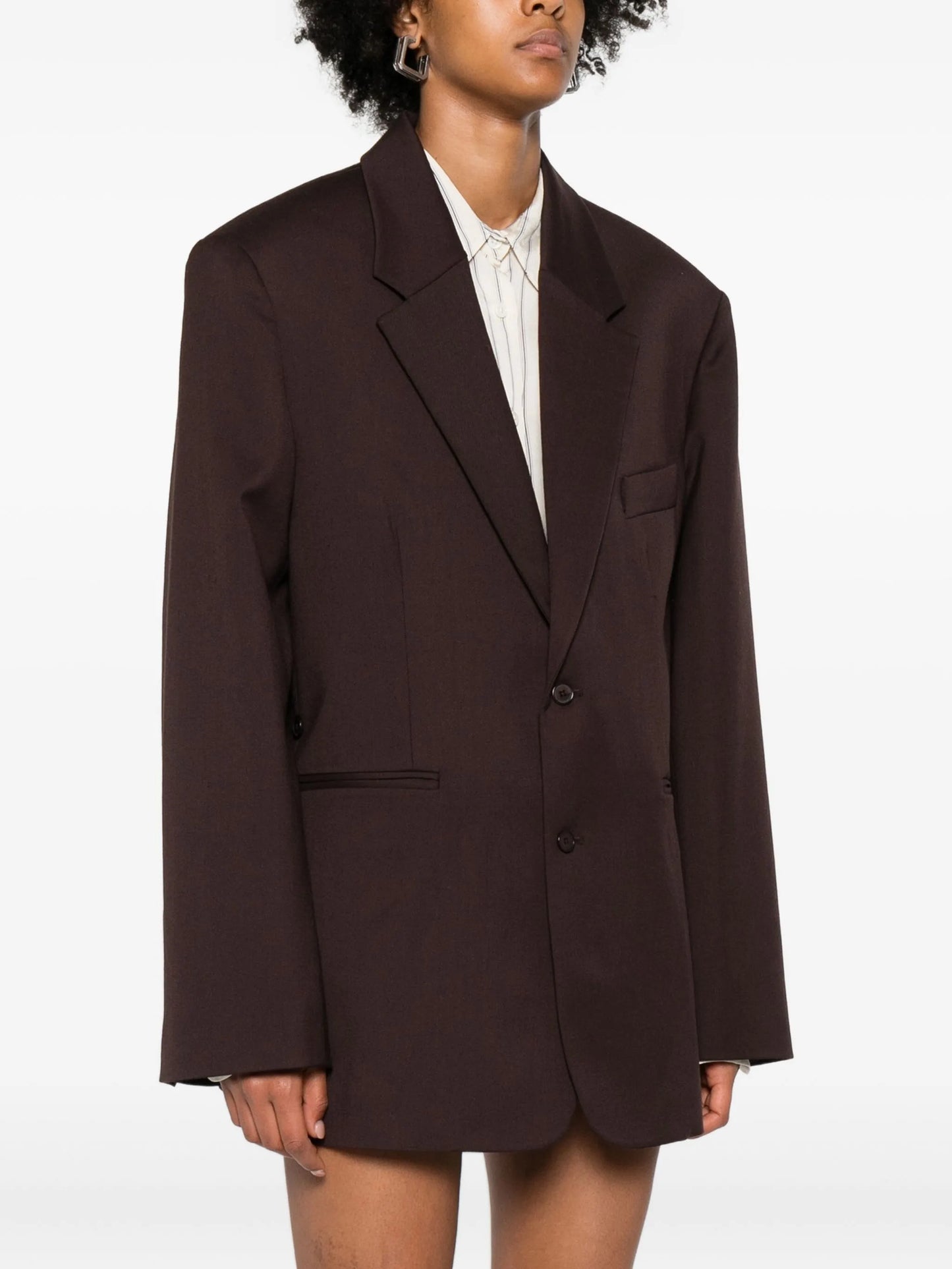 single-breasted blazer