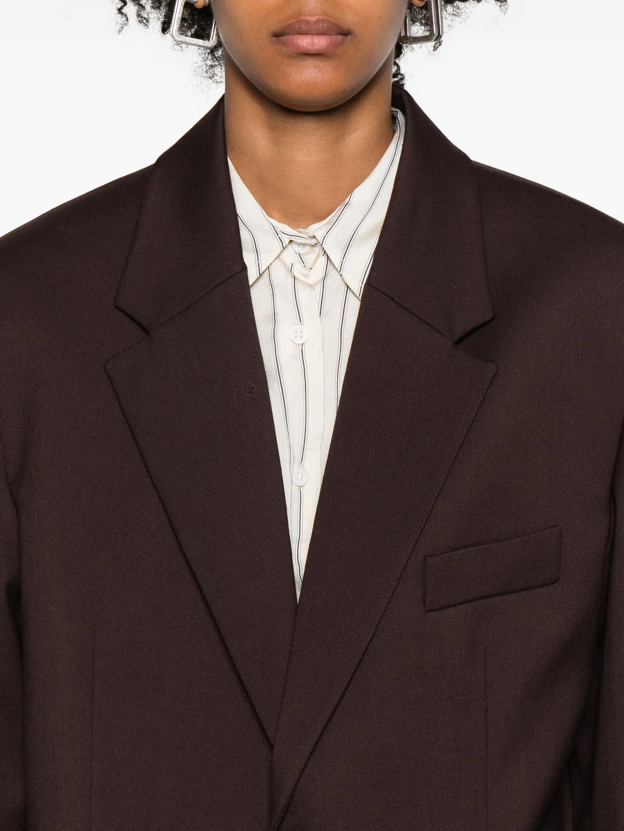 single-breasted blazer