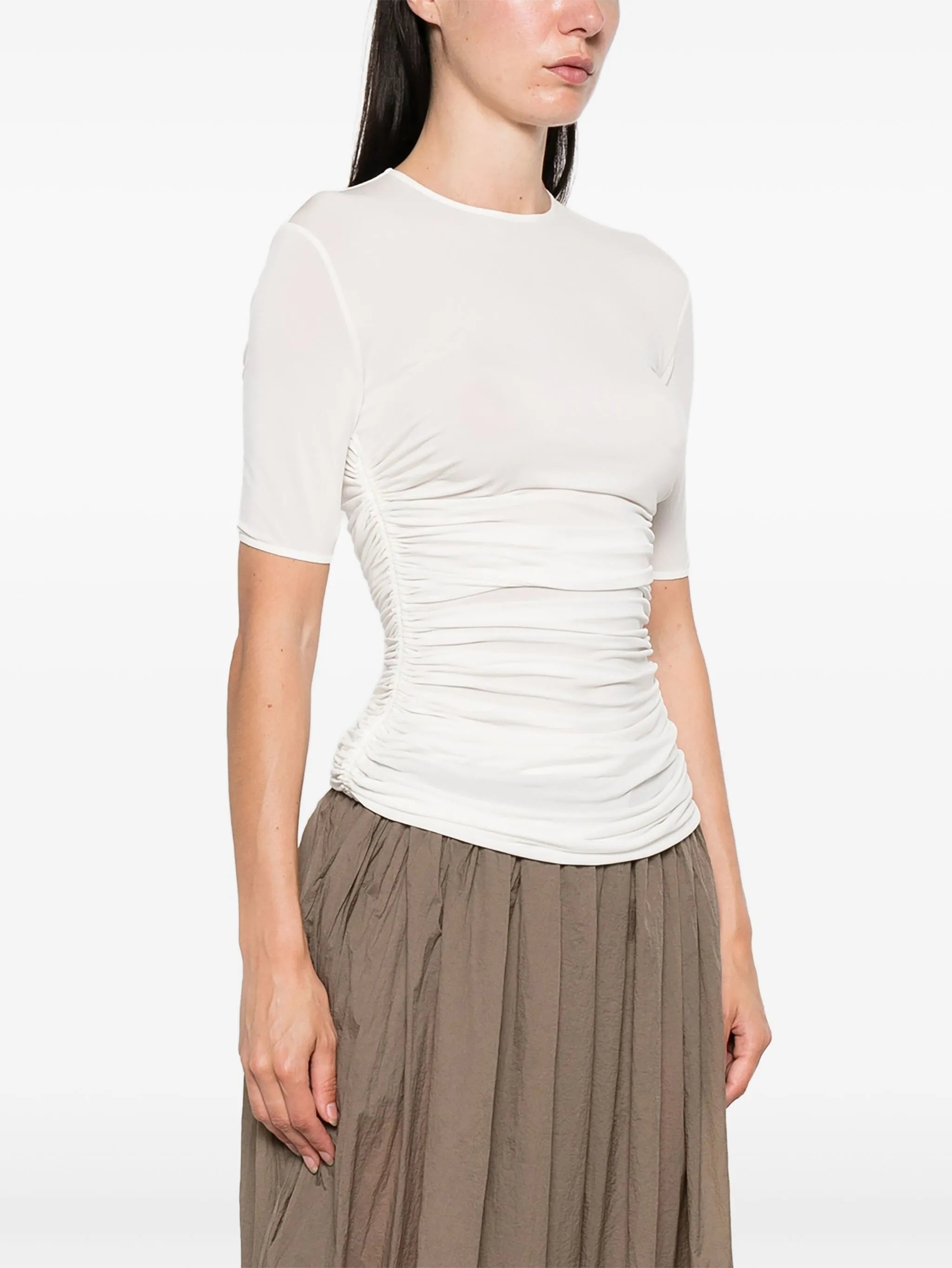 round-neck T-shirt