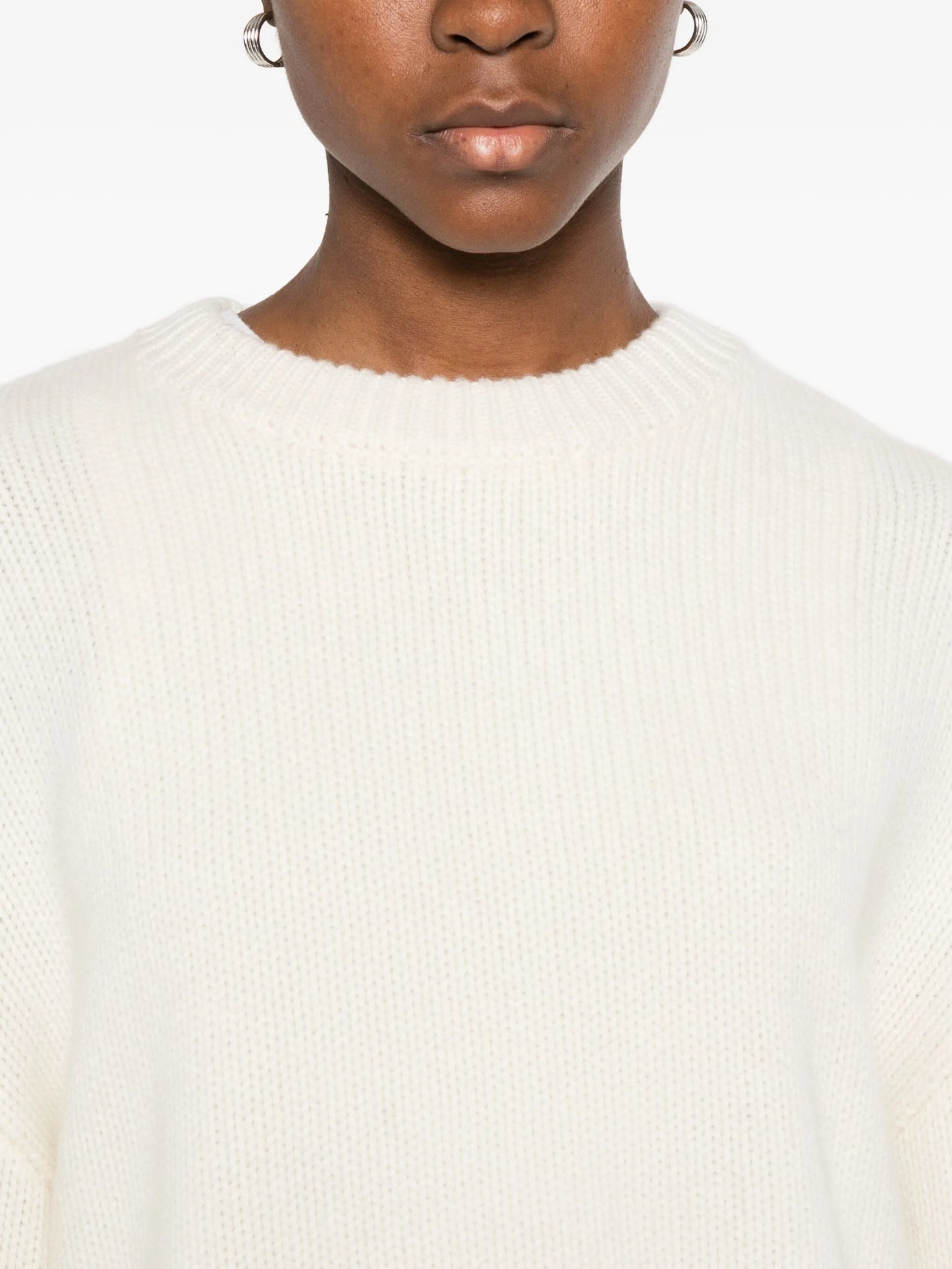 Knit chunky crewneck relaxed fit