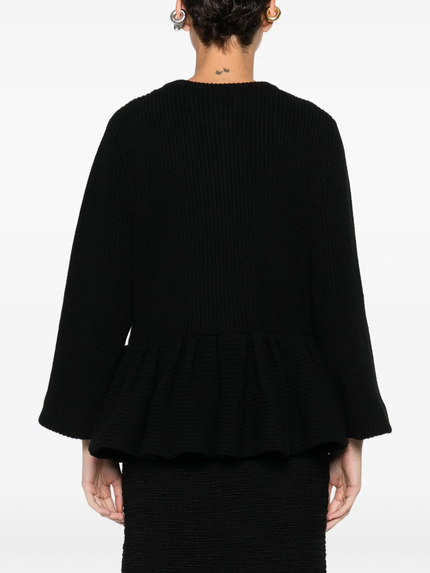 peplum cardigan