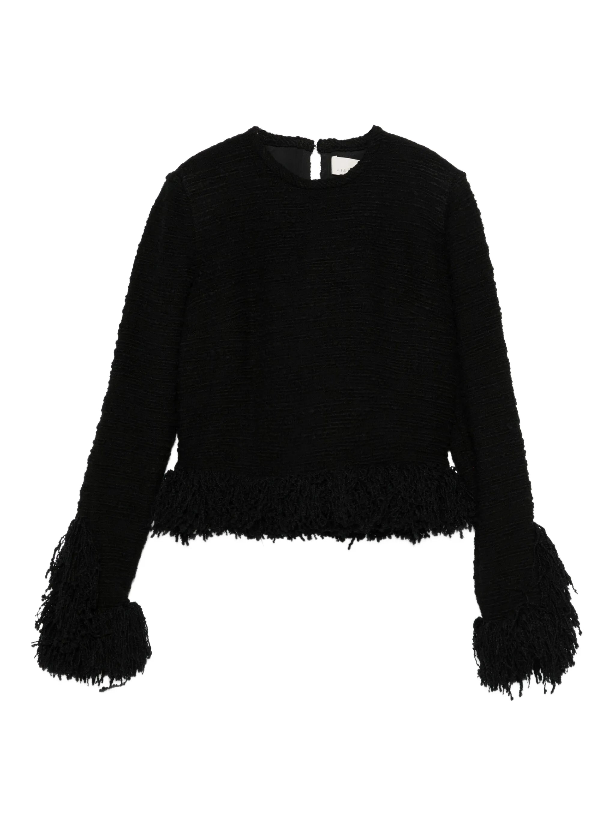 Lila fringed blouse