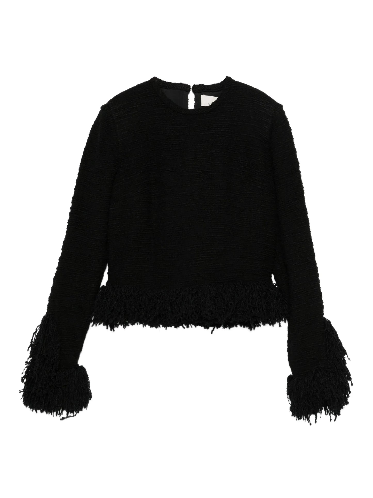Lila fringed blouse