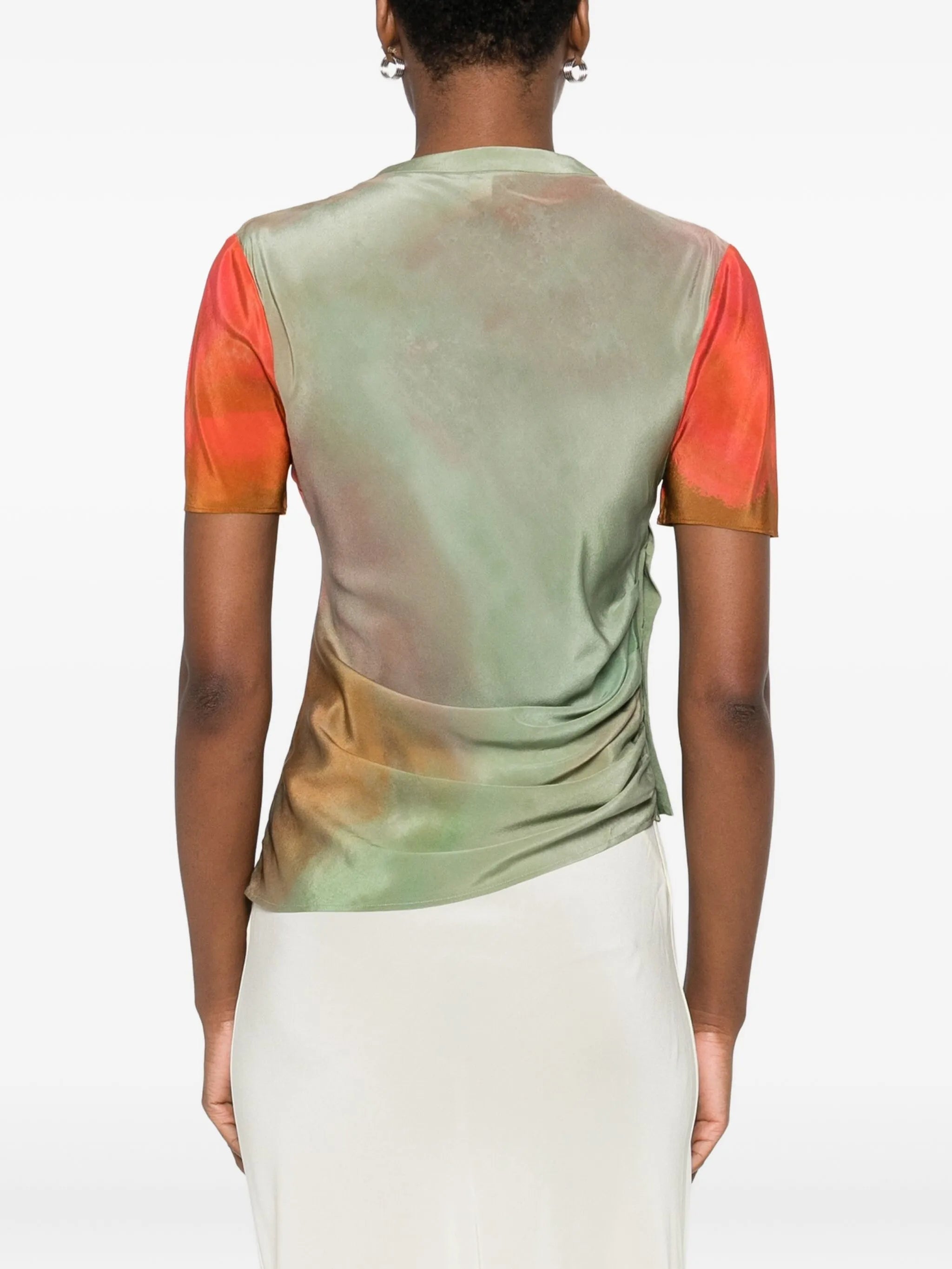 print buttoned top