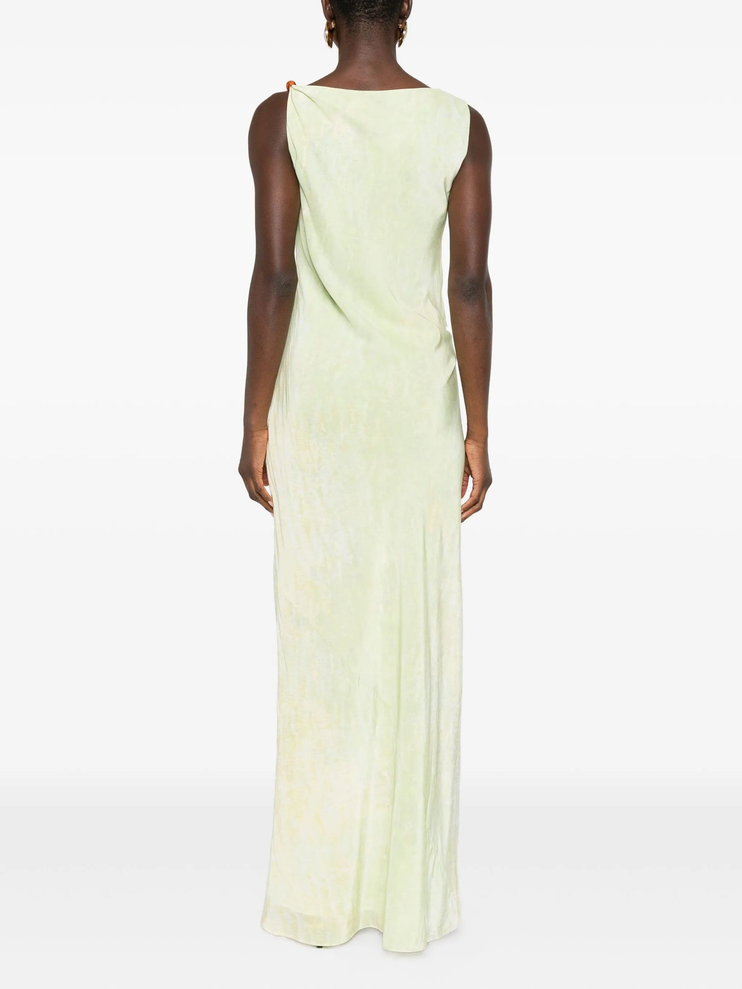 slit-detail gown