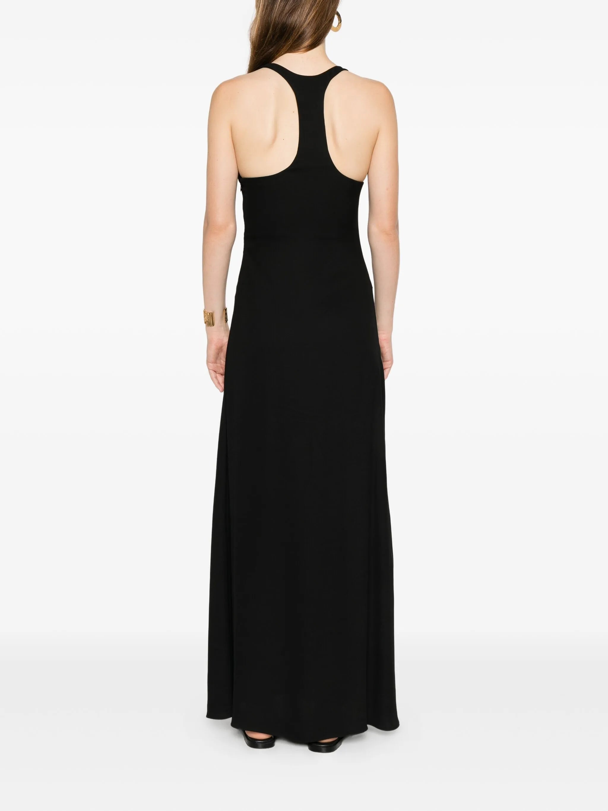 fluid racer-back maxi dress