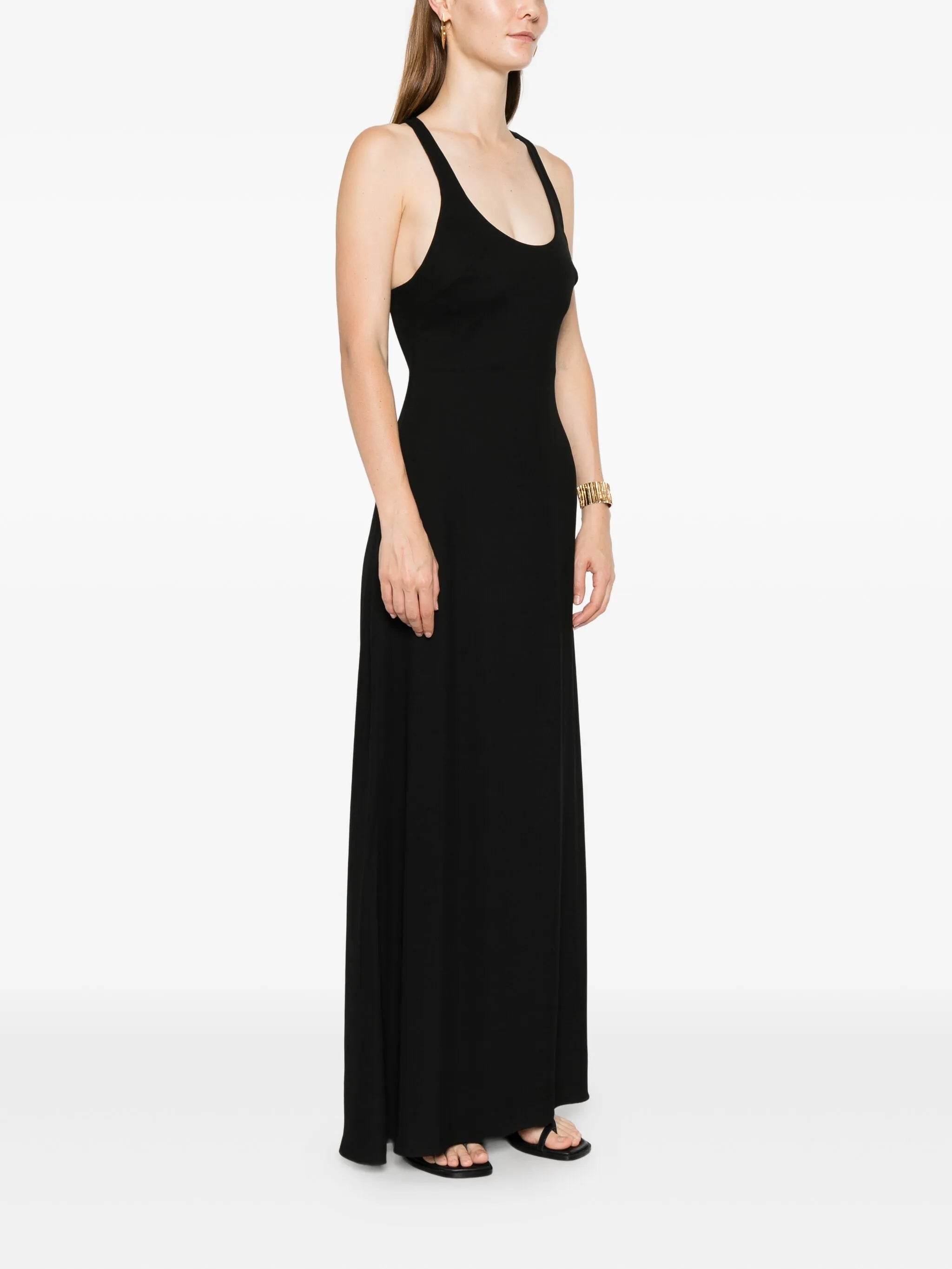 fluid racer-back maxi dress
