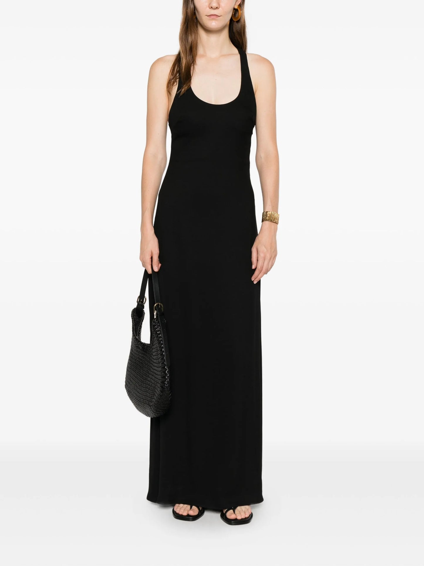 fluid racer-back maxi dress