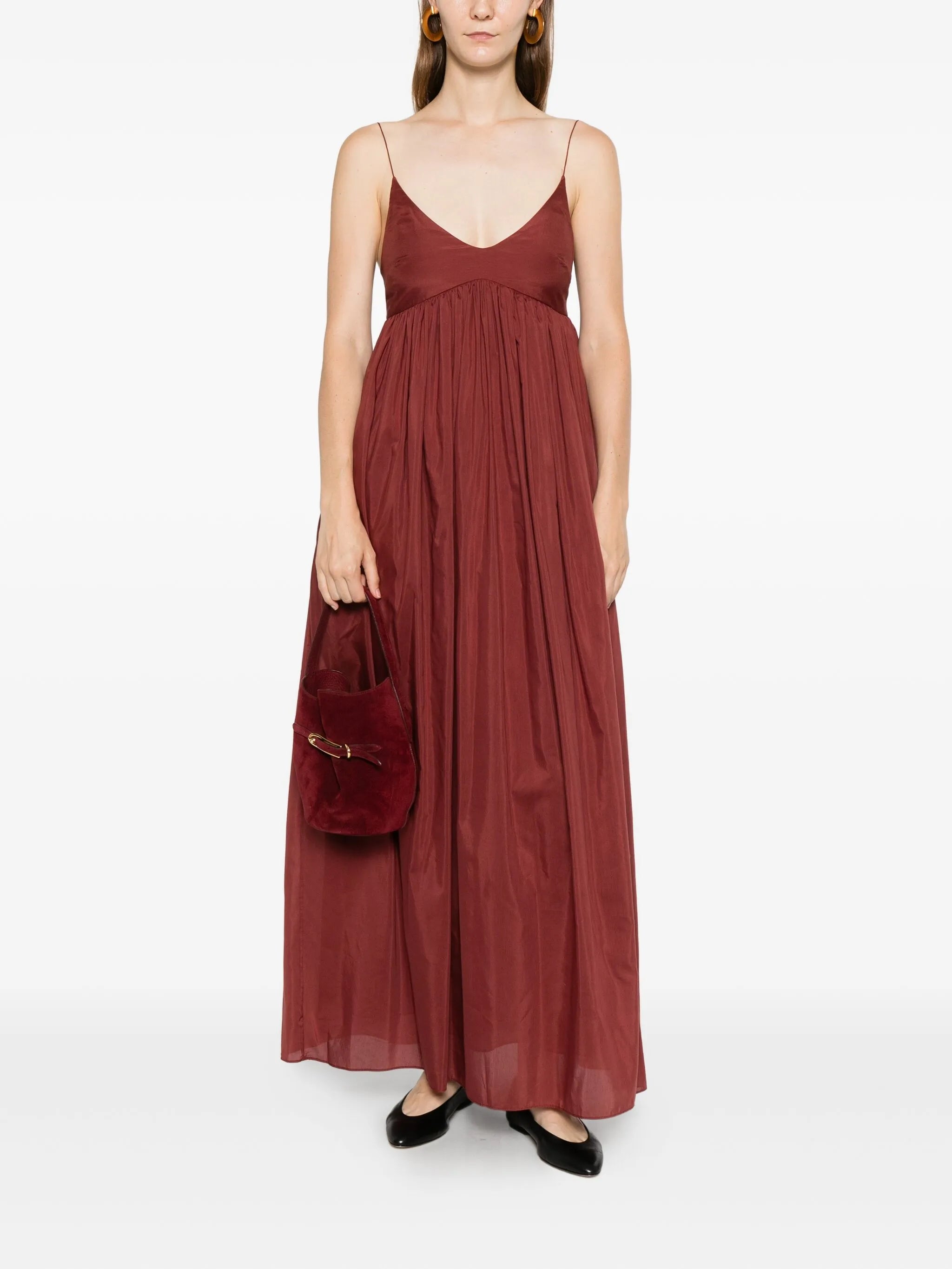 Voluminous Bralette midi dress