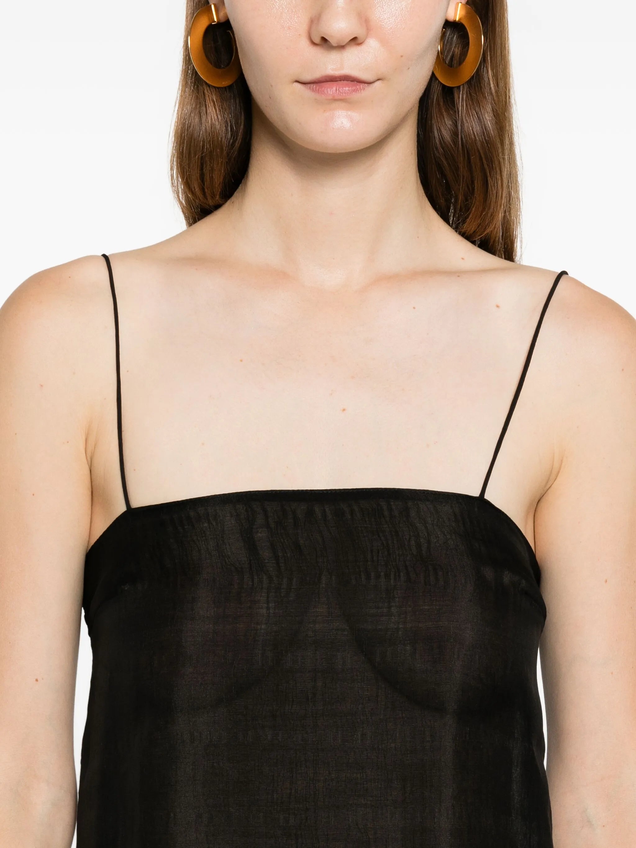 Sheer Cami midi dress