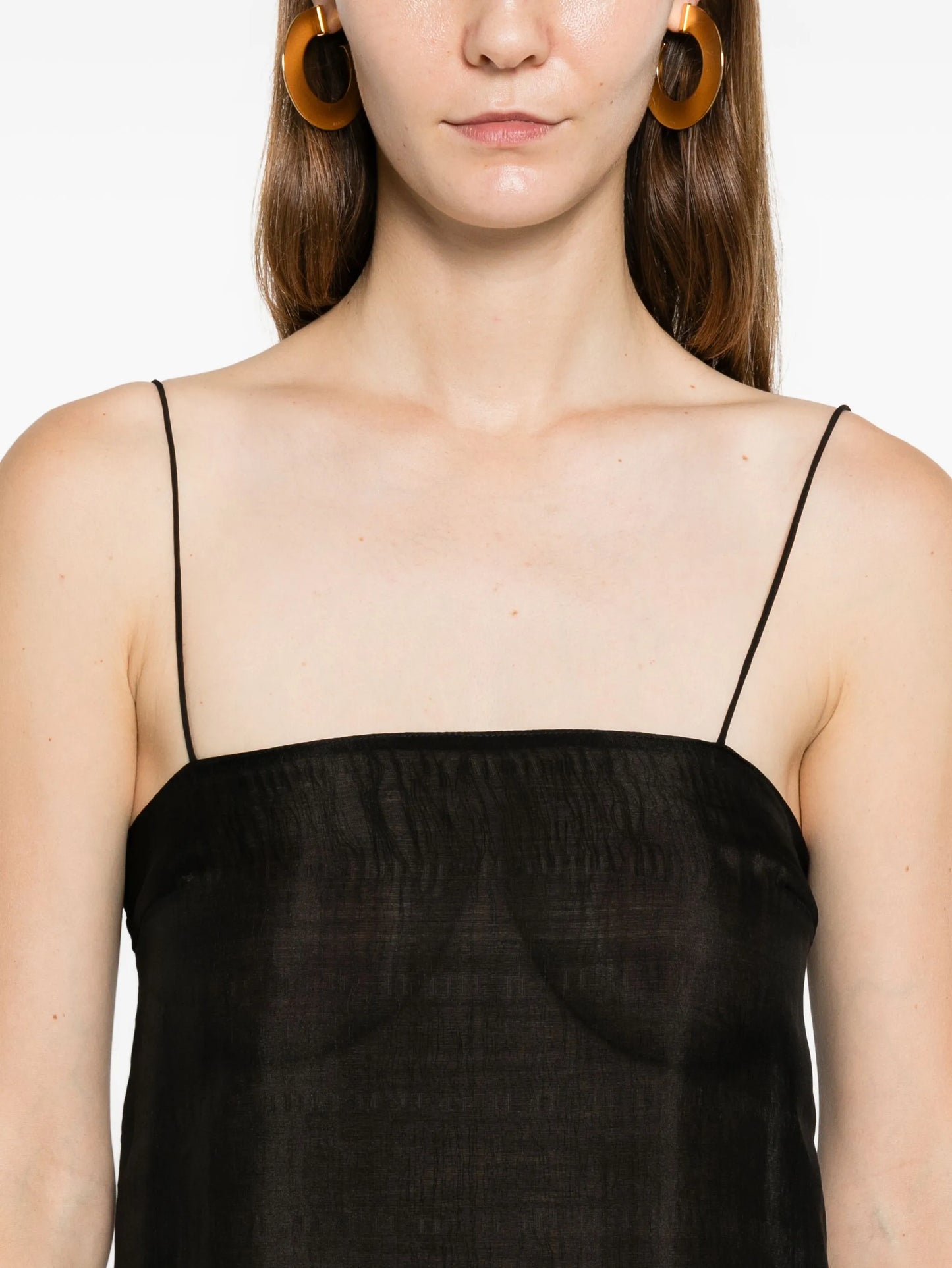 Sheer Cami midi dress