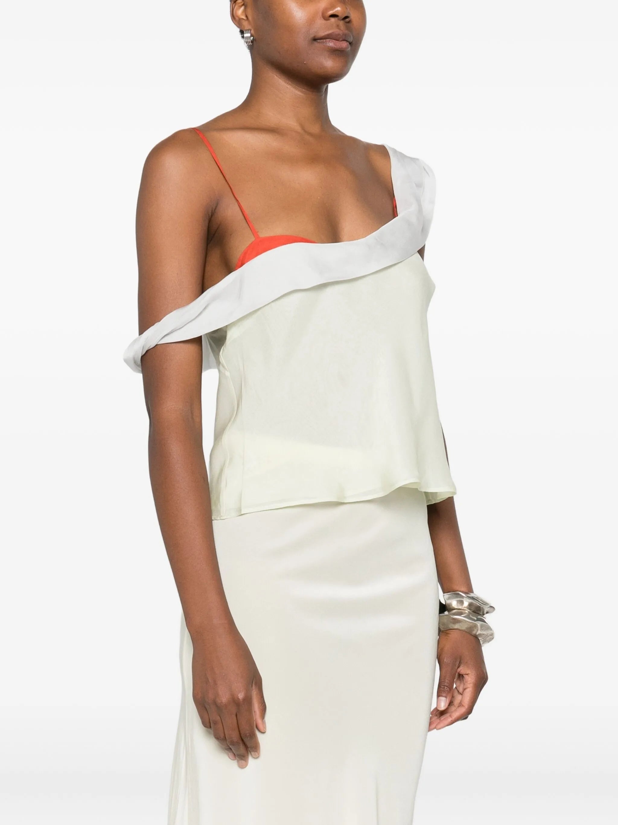 Palma off-shoulder ruffled top